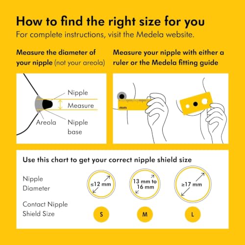 Detalle de Medela Bouts de sein en silicone Contact – 2 pièces (20 mm) avec étui