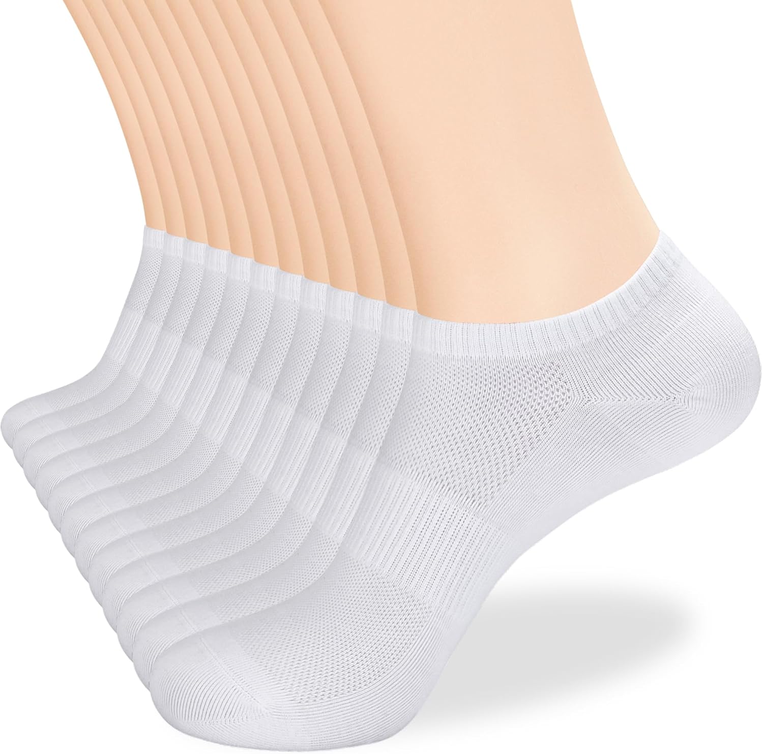 Detalle de inhees No-Show Socks, Cotton