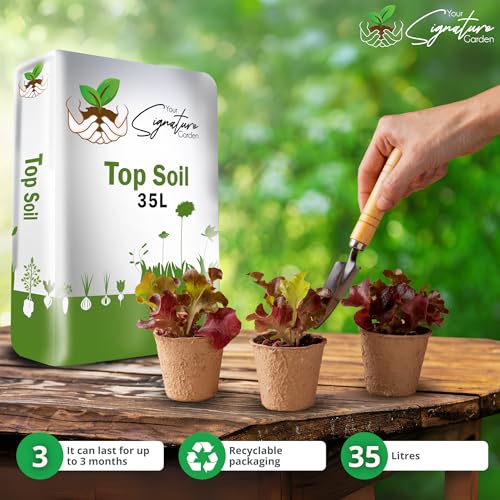 Thumbnail 6 de Laeto Top Soil 35L: Rich Garden Landscaping Soil for Plants, Lawns and Flowers