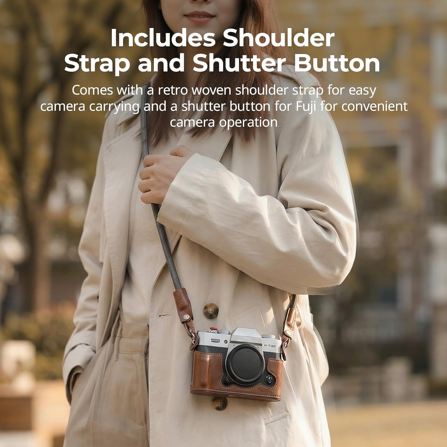 Thumbnail 6 de SmallRig X-T30 III: Borsa semi-in pelle con tracolla per Fujifilm X-T30 / X-T30 II / X-T30 III