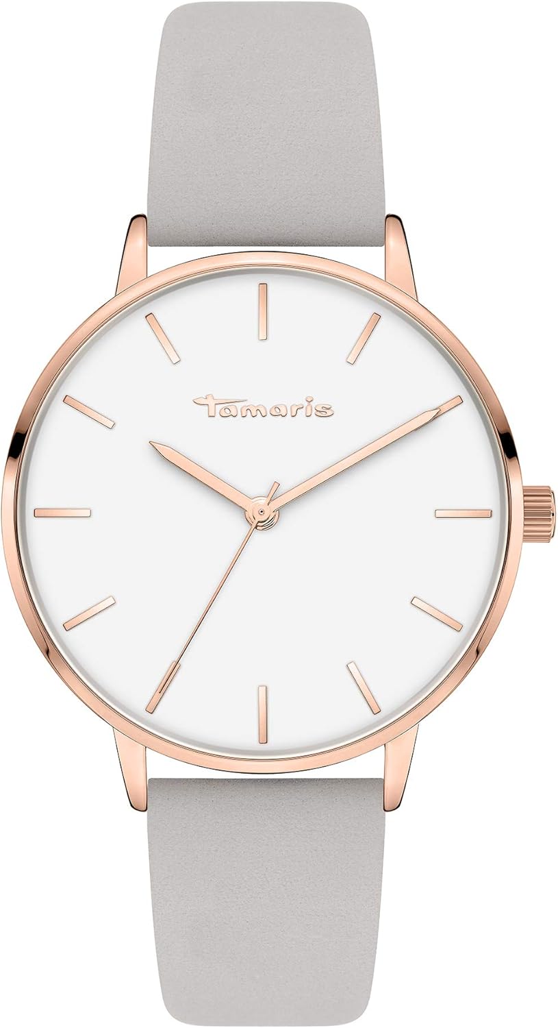 Thumbnail 5 de Tamaris Damenuhr mit Lederband – Runde, schlichte Armbanduhr, 36 mm