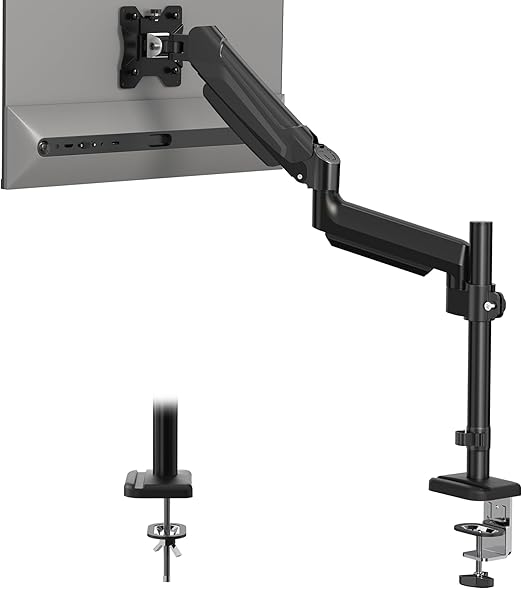 Detalle de BONTEC Soporte Monitor Ajustable Ergonómico para Pantallas de 13" a 34" 🖥