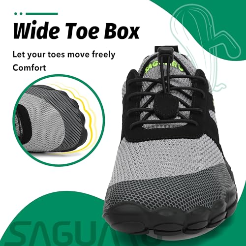 Thumbnail 3 de SAGUARO Barefoot minimalistas para training, trail y agua (Gris Nube) – Talla 45 EU