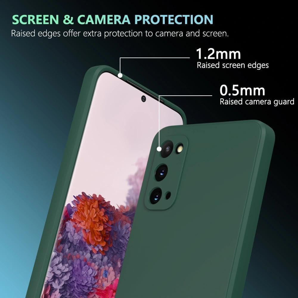 Thumbnail 4 de ULXITEYU Soft TPU Slim Case for Samsung Galaxy S20 – Dark Green