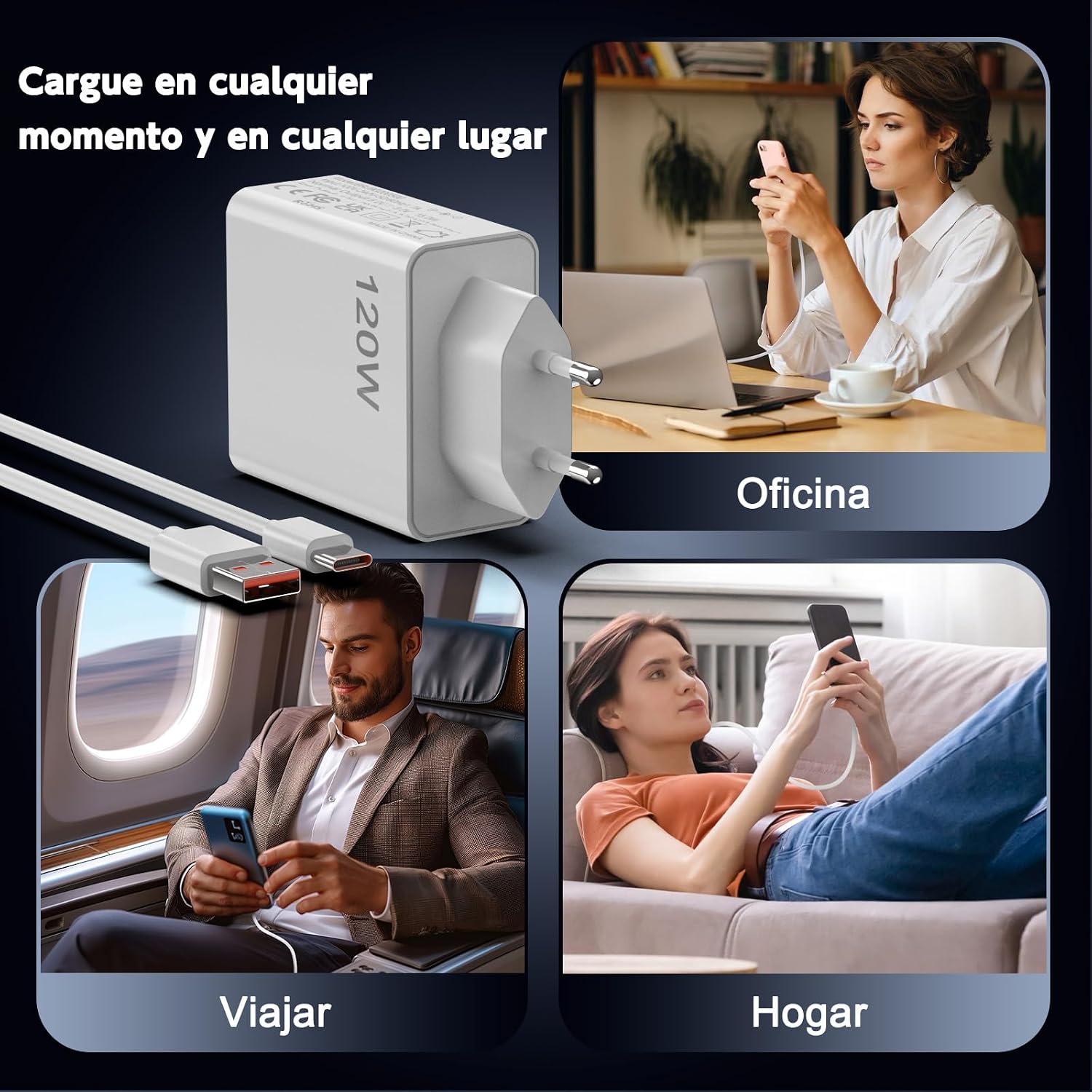 Thumbnail 6 de Cargador USB C 120W compatible Xiaomi