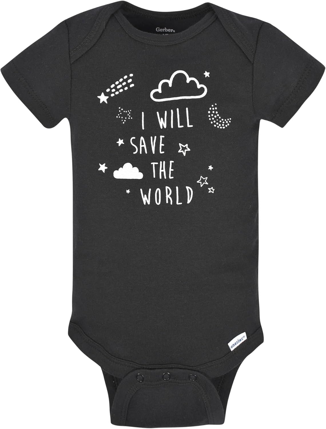 Detalle de Confezione da 8 tutine a maniche corte Gerber Baby Stella per neonato (100% cotone)