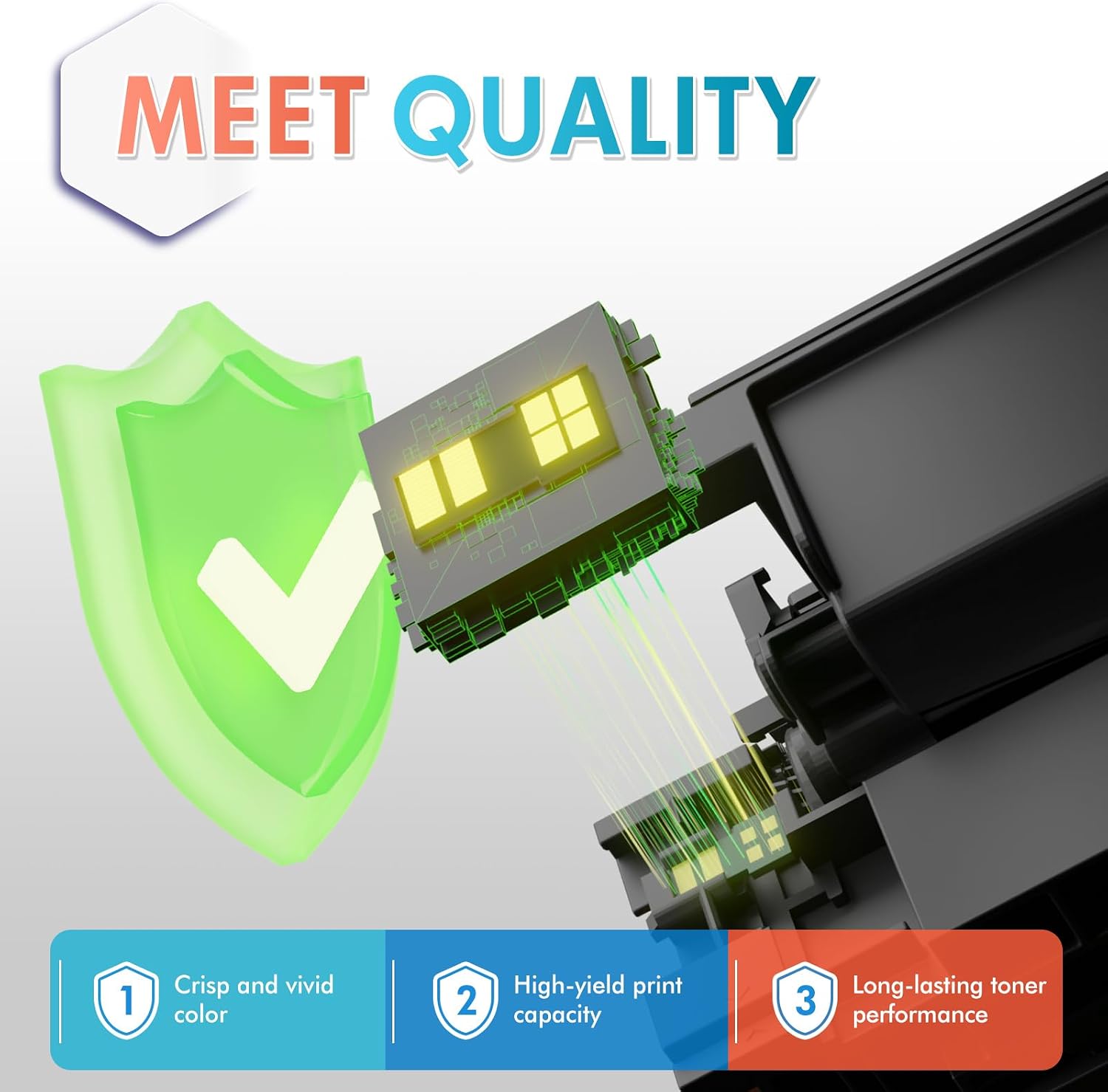 Detalle de TN433 Compatible Toner Cartridge Set