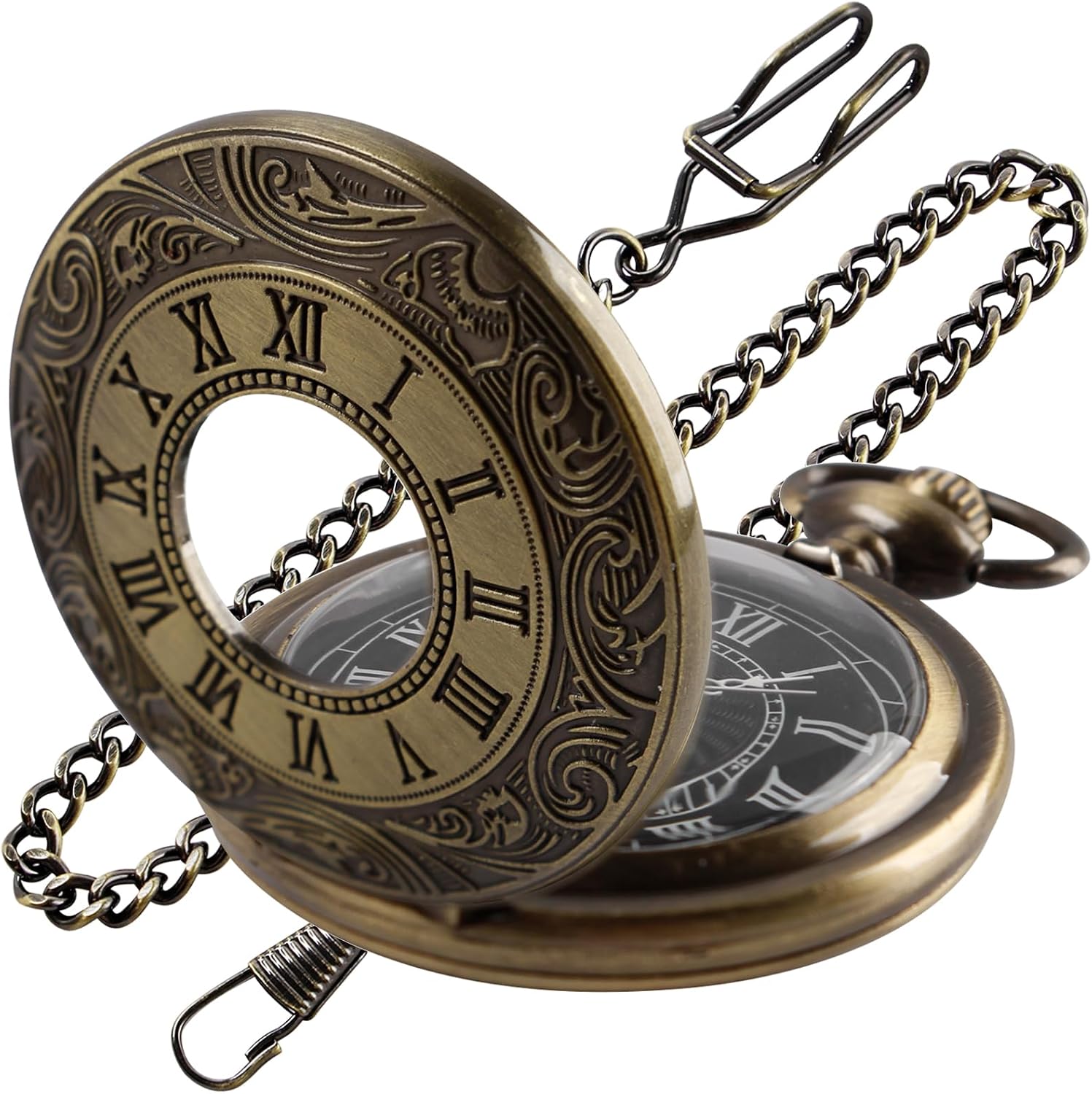 Thumbnail 5 de Tiong Vintage Roman Number Quartz Pocket Watch