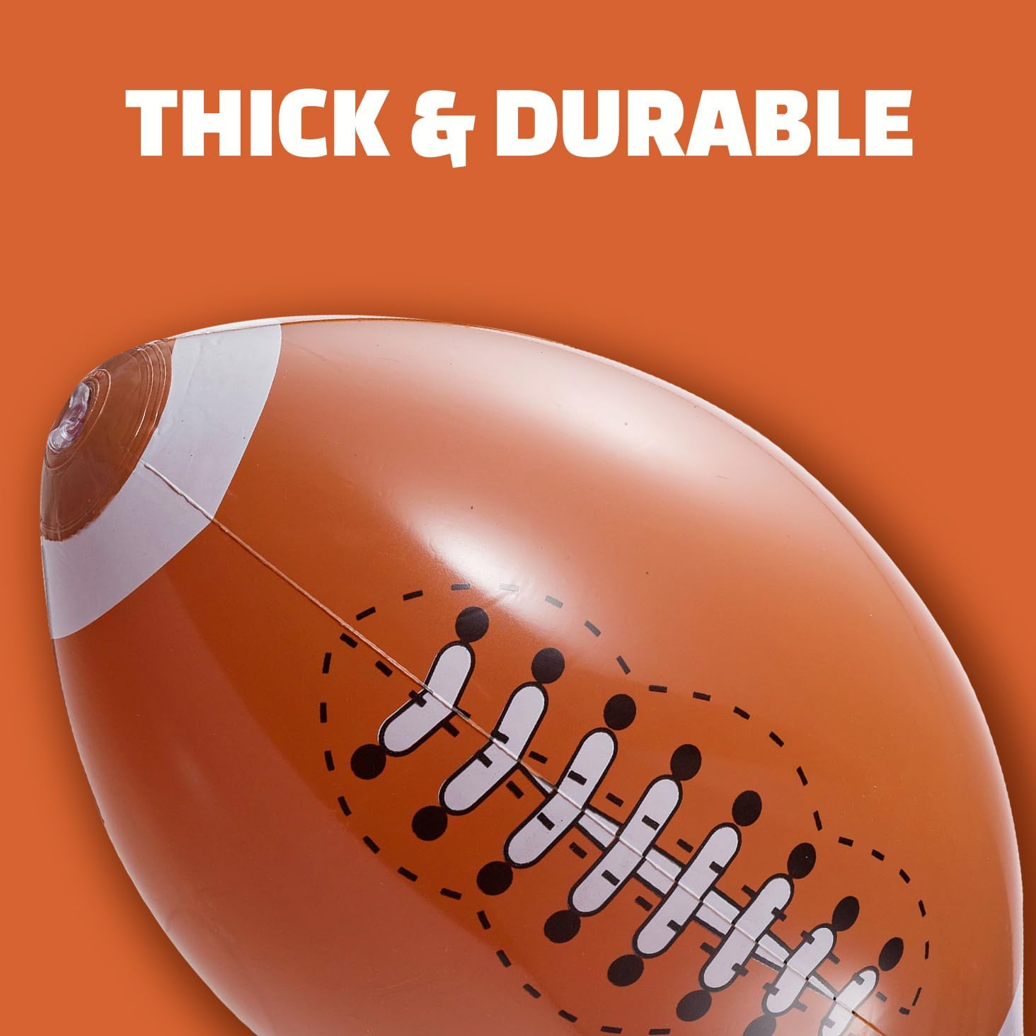Detalle de Bedwina 12-Pack 16" Inflatable Footballs 🏈