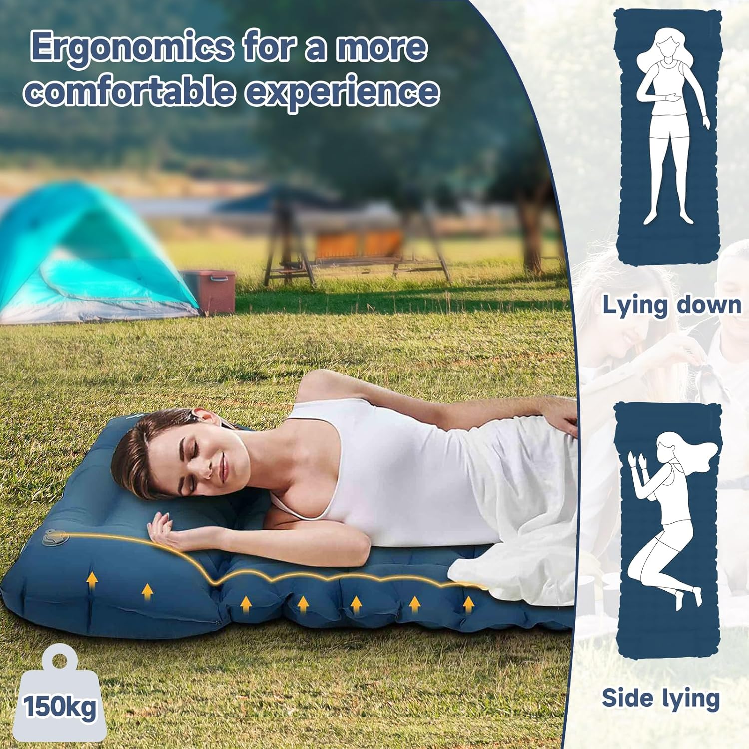 Thumbnail 5 de Aptliton Inflating Sleeping Pad, 10cm
