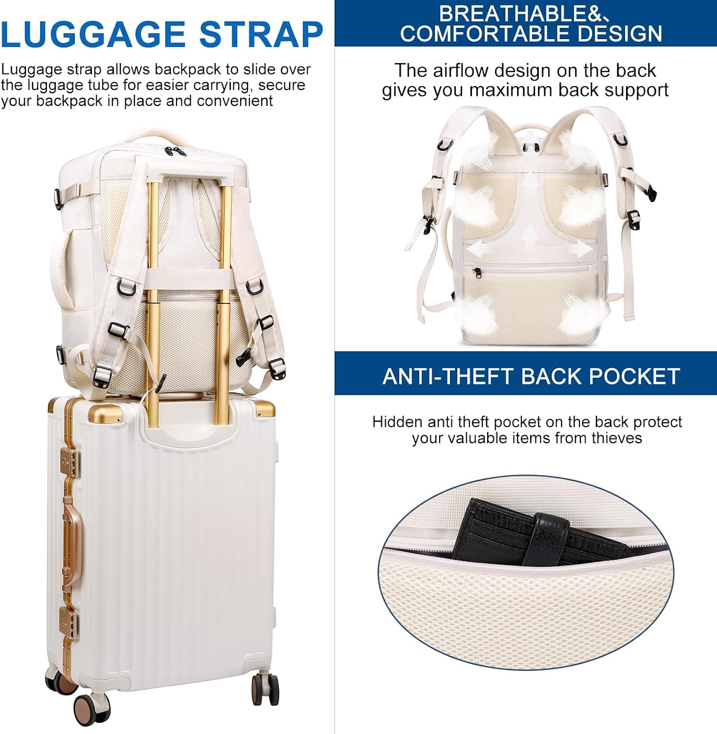 Thumbnail 5 de ENZOSUM Mochila Viaje Cabina 30L