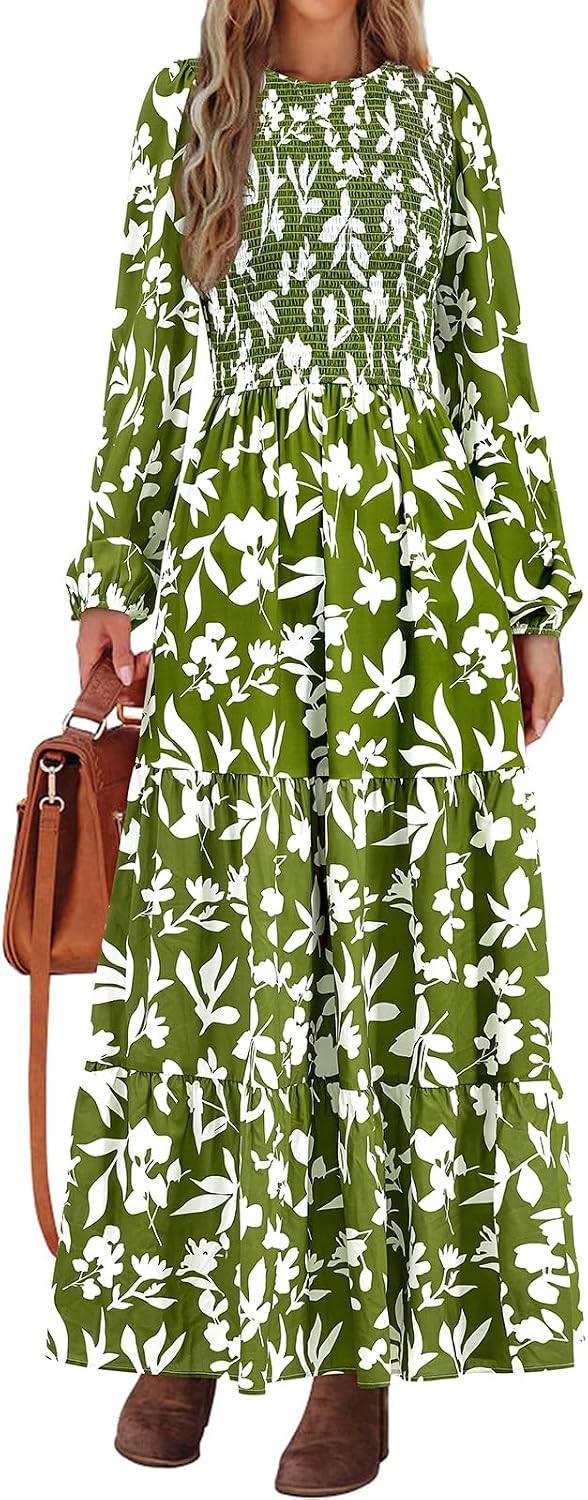 Thumbnail 5 de PRETTYGARDEN Women’s Floral Maxi Dress 2026