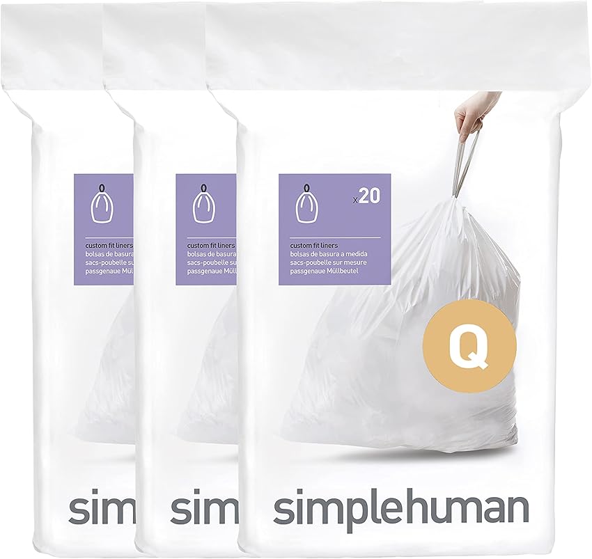 Thumbnail 4 de simplehuman 3 x 20 bolsas a medida H transparentes (60)