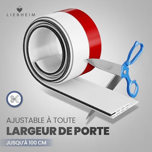 Detalle 1 de LIEBHEIM Boudin de Porte - Joint Porte - Isolant Fenêtre Anti-Froid