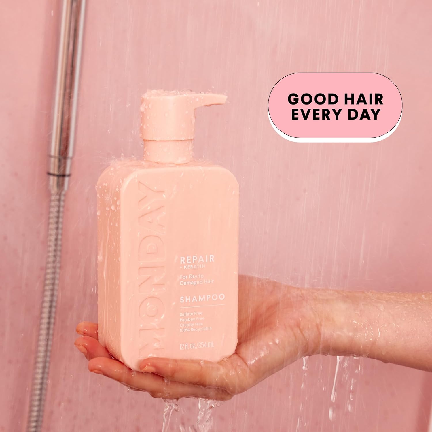 Thumbnail 2 de Monday Haircare Repair Shampoo and Conditioner Set (2 Count) with Keratin, Coconut Oil, Shea Butter, and Vitamin E