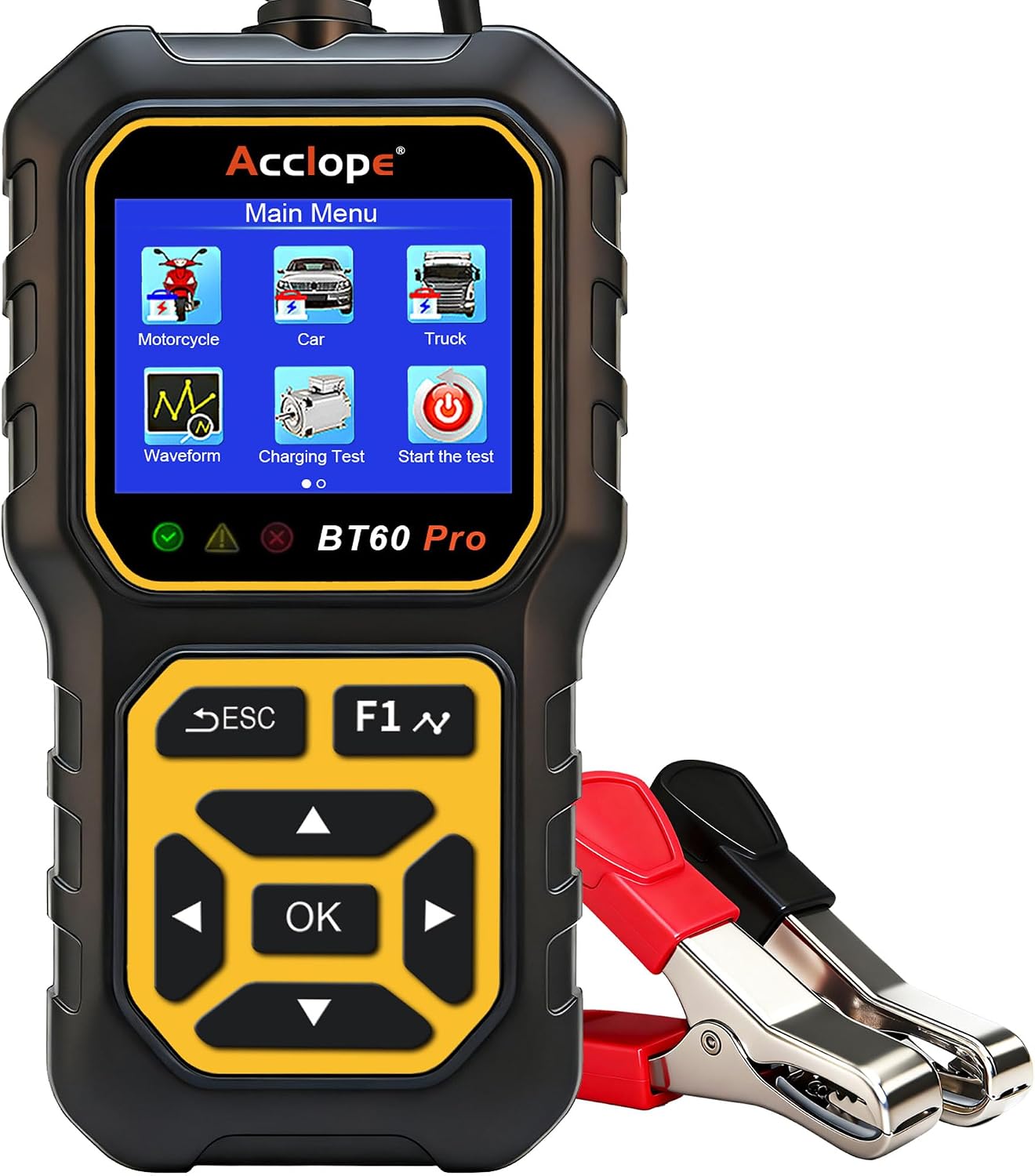 Detalle de BT60 PRO Autobatterie Tester – Vielseitiger 6V/12V/24V Battery Tester mit Cloud-Druckfunktion