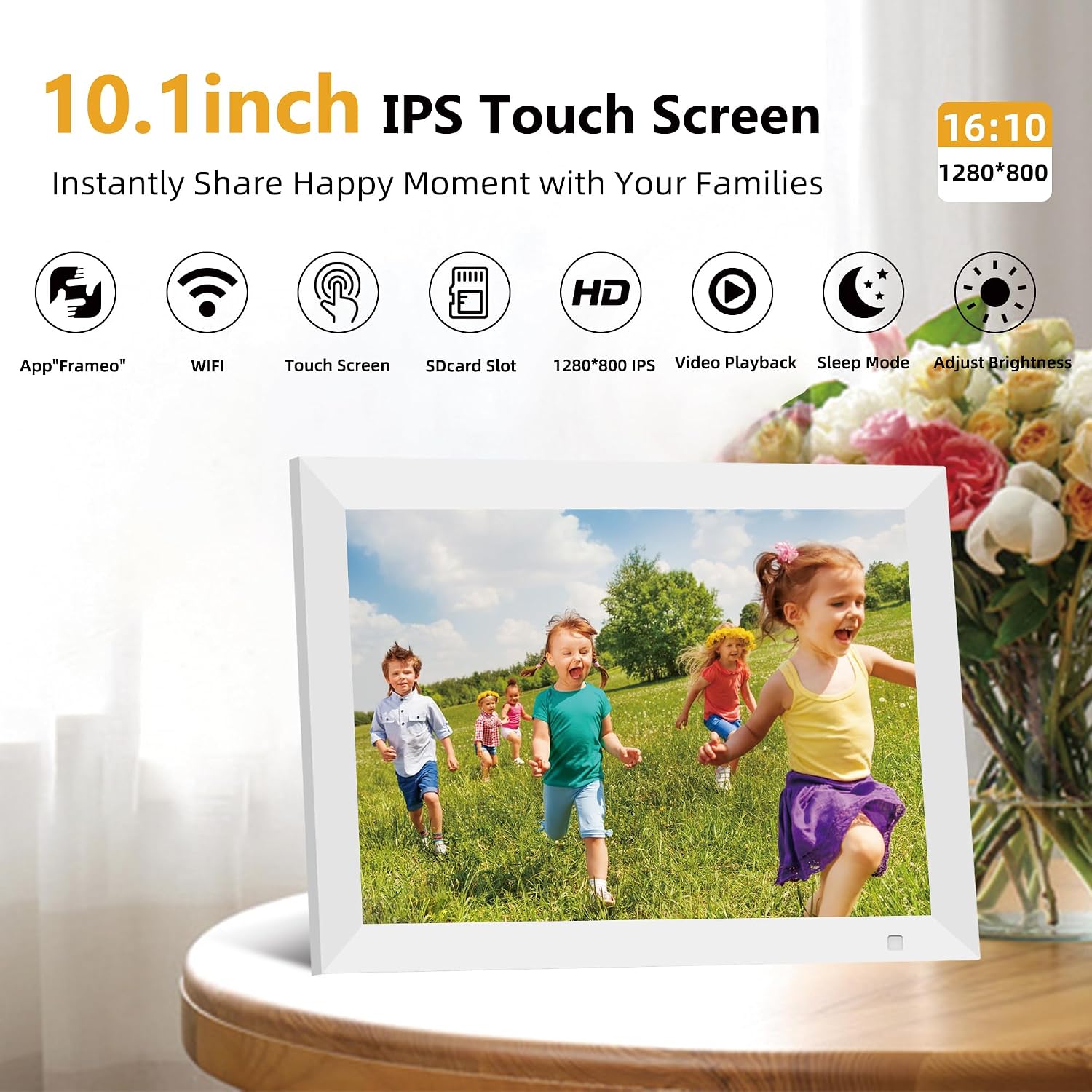 Detalle 2 de REUMAR 32GB WiFi Photo Frame, 10.1 inch