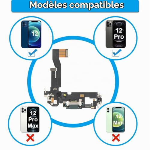 Thumbnail 1 de ZHUROUPU Dock de remplacement flexible pour iPhone 12 — câble de charge et connecteur de socle