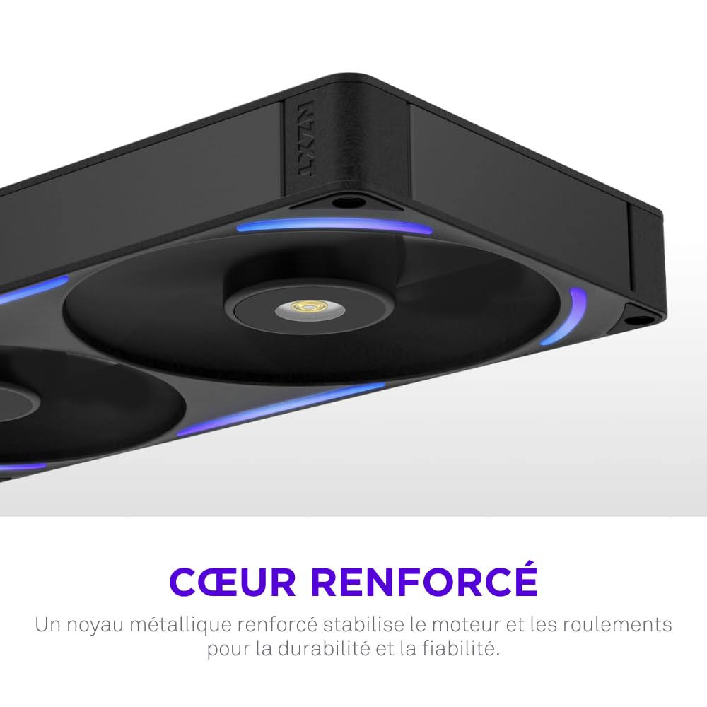 Thumbnail 6 de NZXT F280X Ventilateur 2x140mm PWM RGB