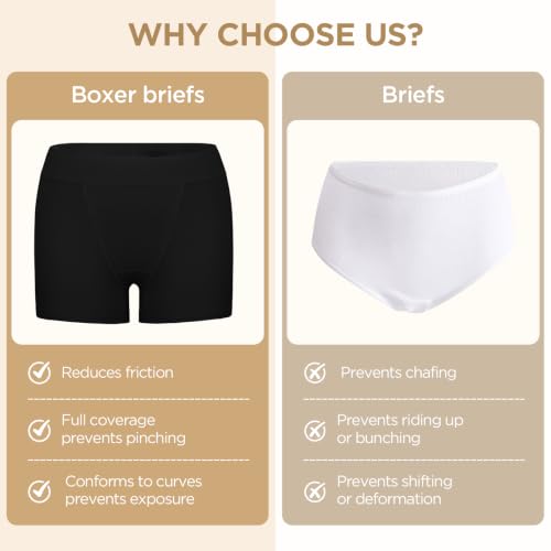 Thumbnail 4 de Ocexteur Mutande Boxer Donna Culotte Pantaloncino Cotone Shorts Multipack