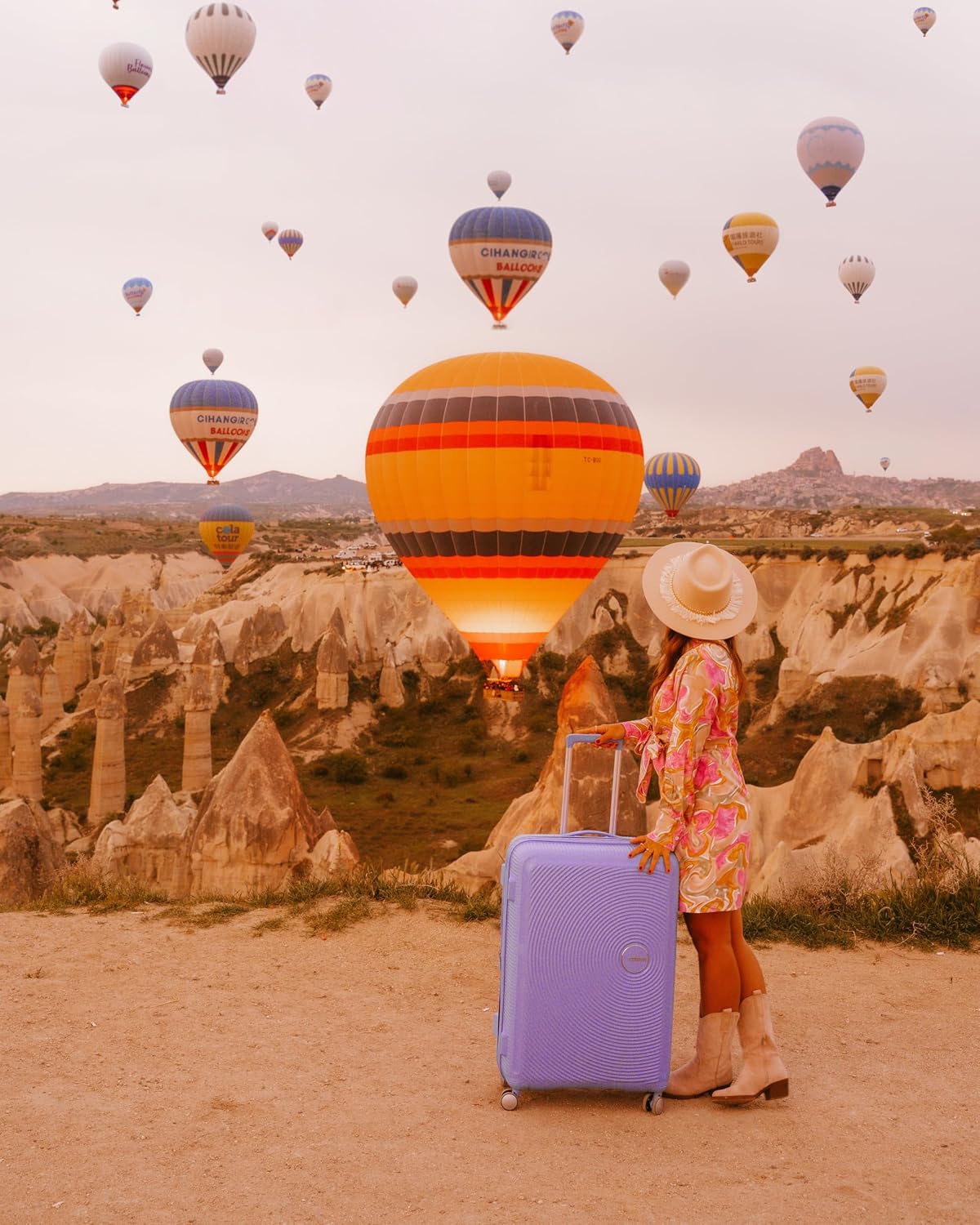 Thumbnail 1 de American Tourister Soundbox Spinner 77 Hartschalenkoffer, 4 Rollen, TSA-Schloss & erweiterbar (Violett)
