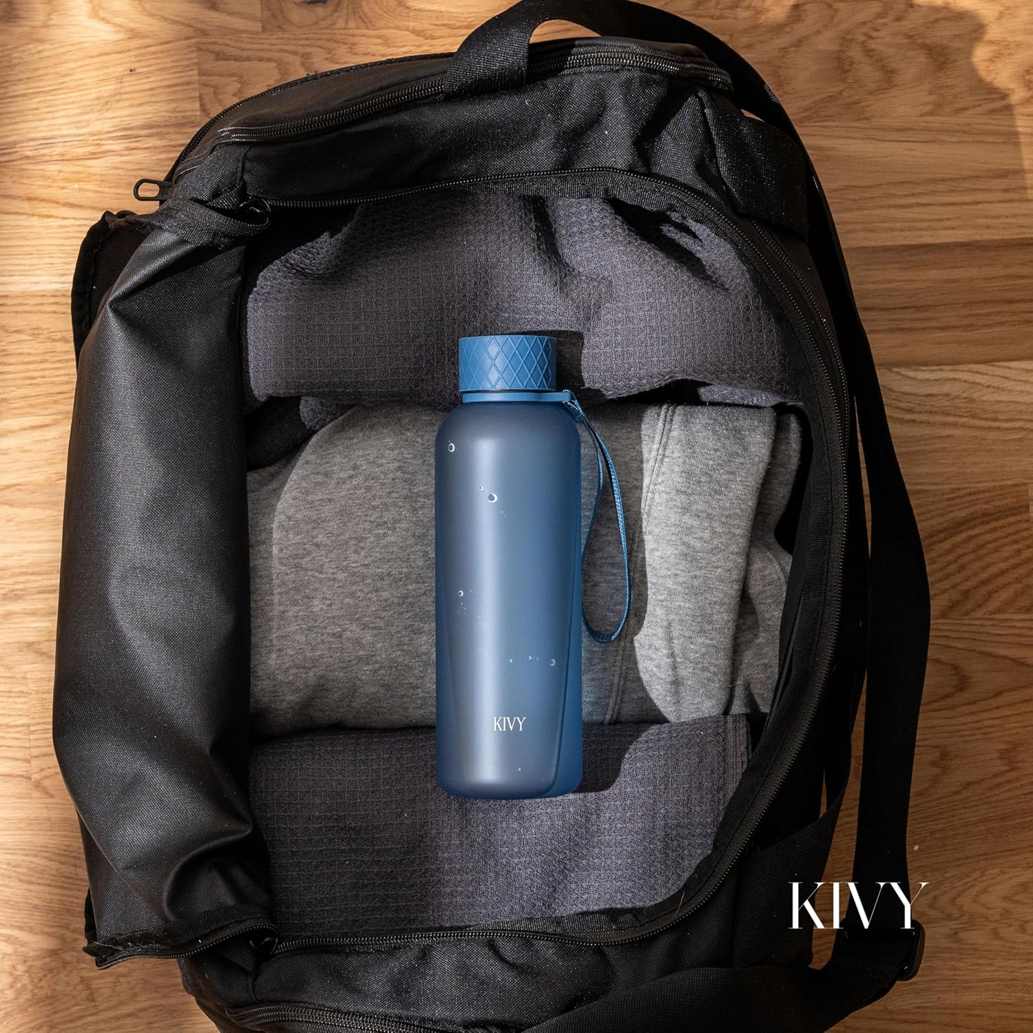 Detalle 2 de KIVY Borraccia 650ml Antigoccia Blu