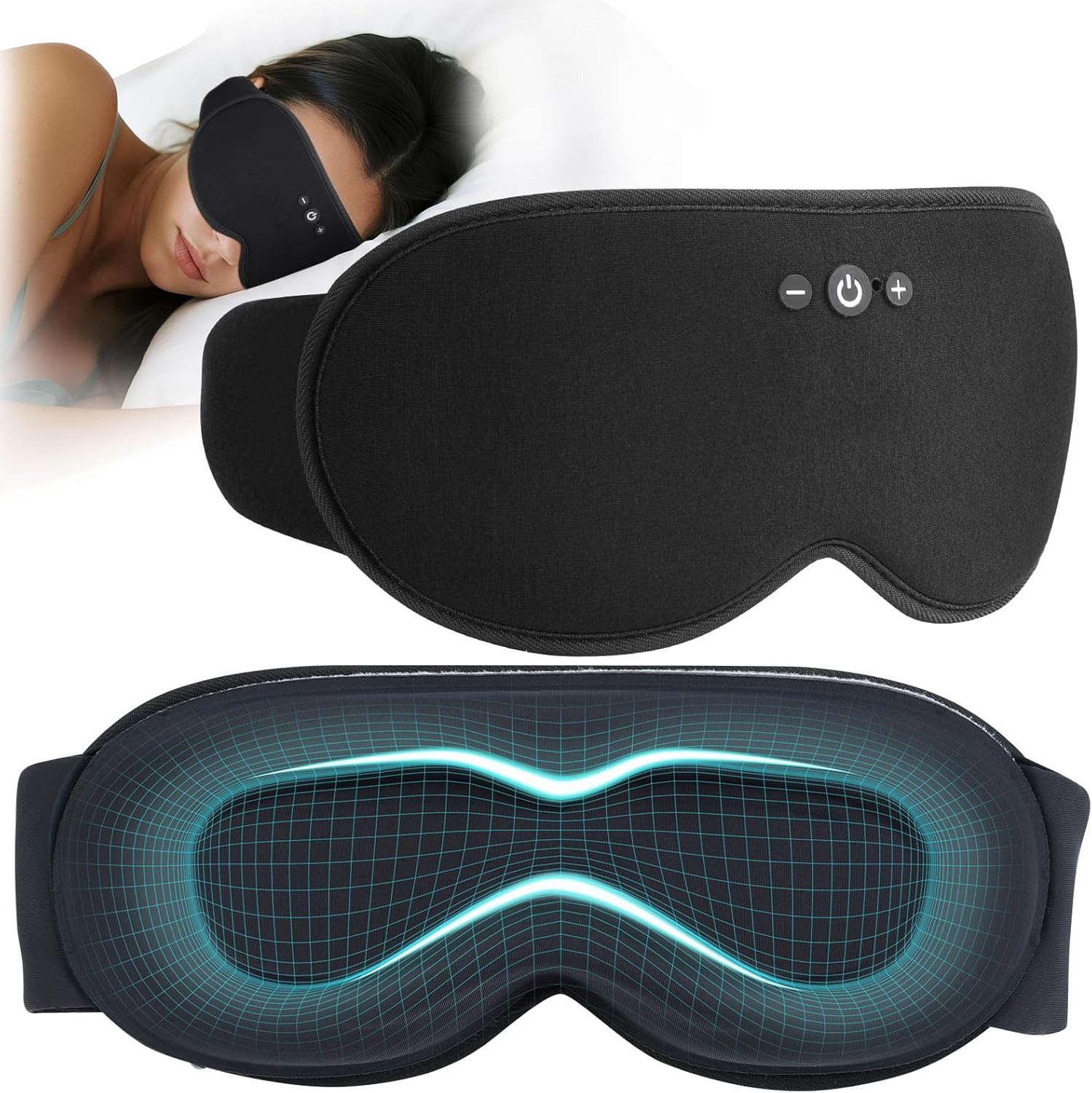 Detalle de MUSICOZY Sleep Mask Headphones Bluetooth 5.4