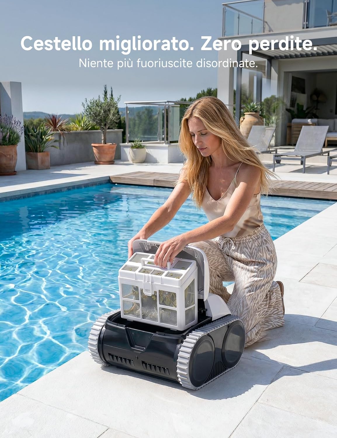 Thumbnail 6 de WYBOT C1-P: Robot Piscina Senza Fili 4-in-1 per Pareti e Fondo, NAV + App