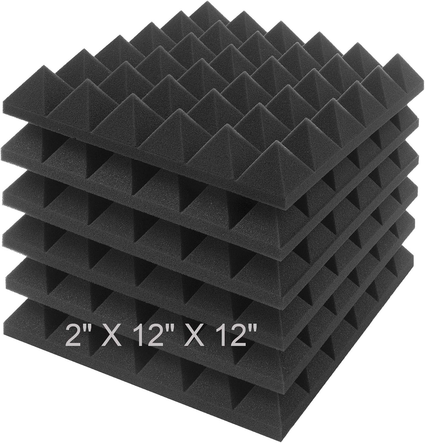 Detalle de JBER Acoustic Sound Foam Panels 6-Pack 2