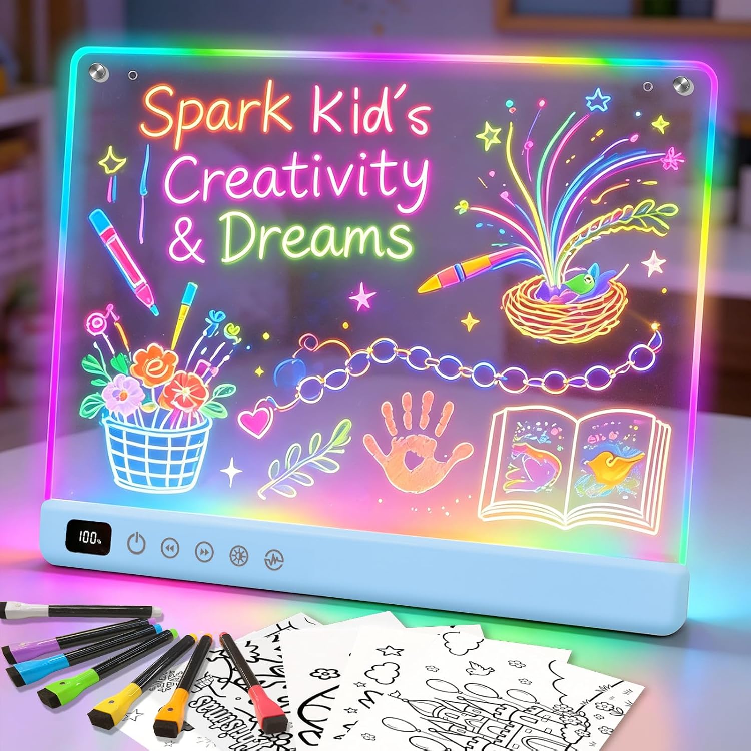 Detalle de Lumiboard LED Drawing Board 16-Inch