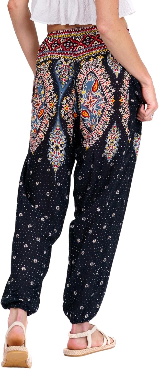 Detalle 2 de LOFBAZ Harem Yoga Pants in Rayon