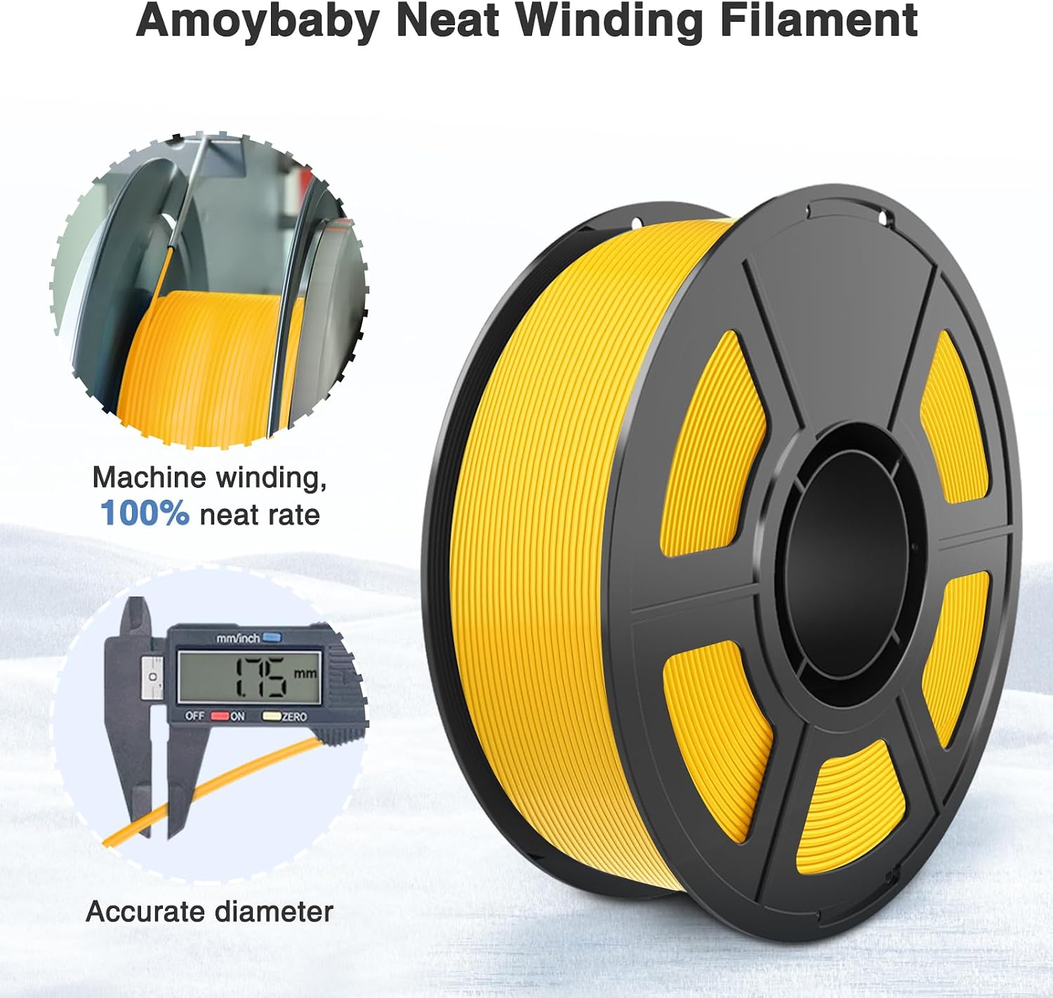 Detalle de Amoybaby Silk PLA Filament 1.75mm