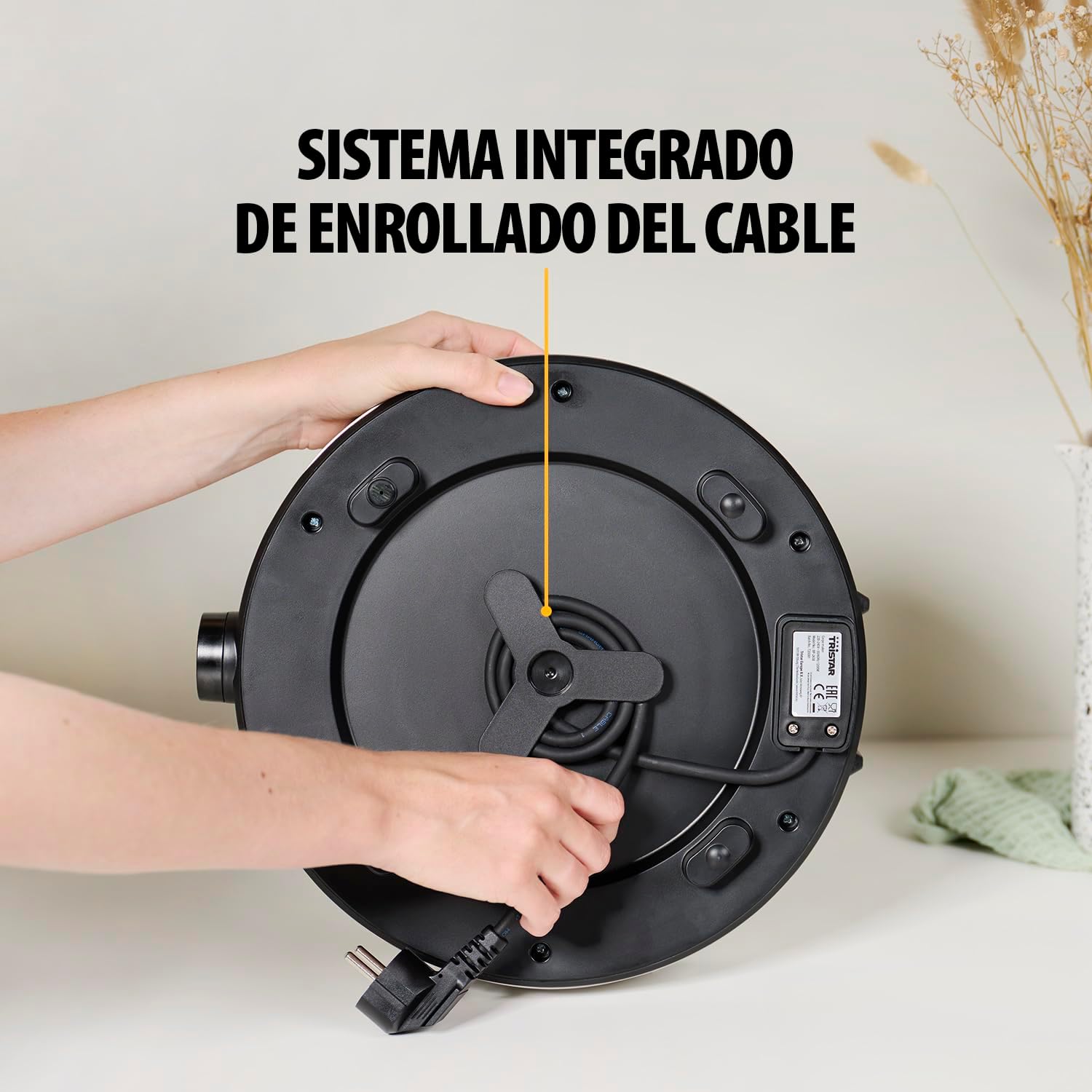 Thumbnail 4 de Tristar BP-2638 Crepera 30 cm 🍳 - Acero inoxidable, regulable