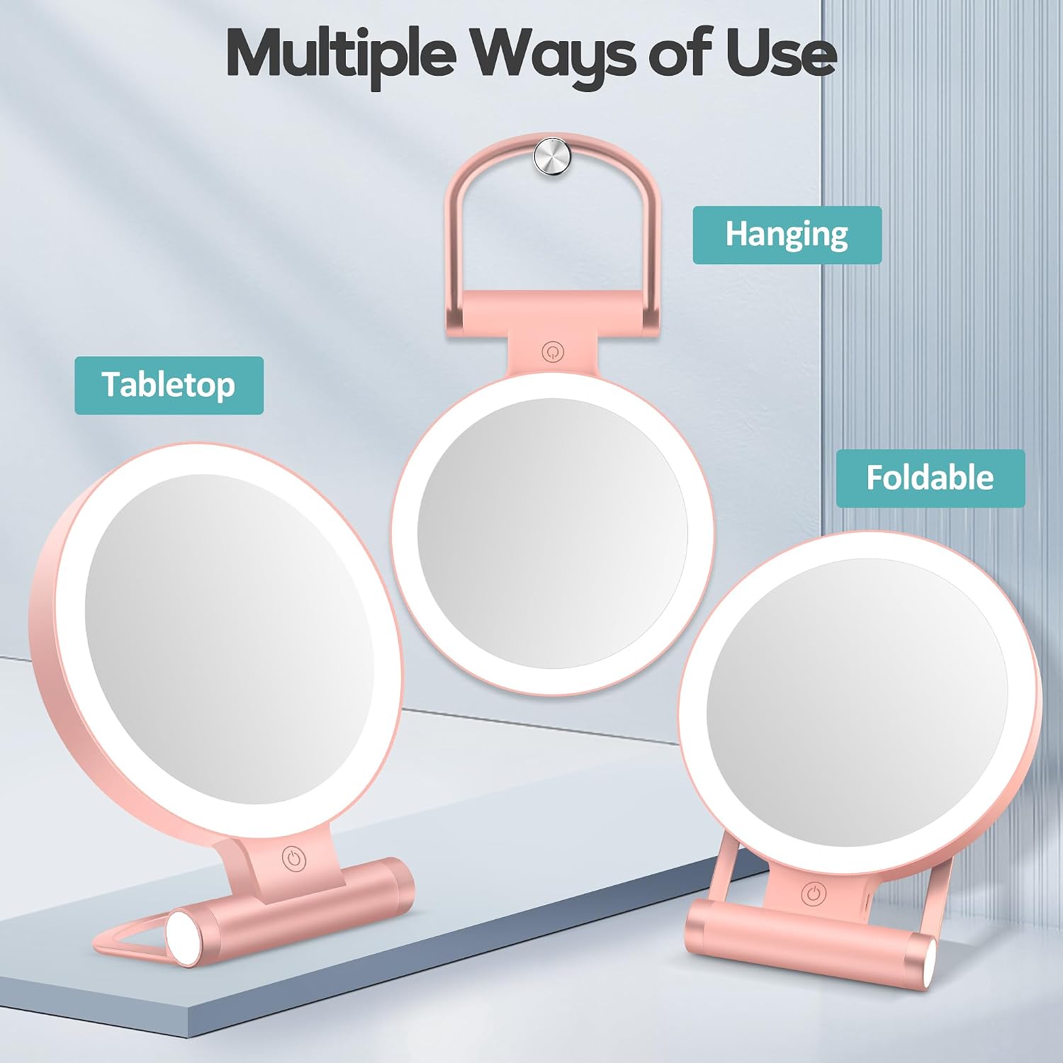 Thumbnail 6 de B Beauty Planet 1X/30X Lighted Makeup Mirror with 3 Colour Modes