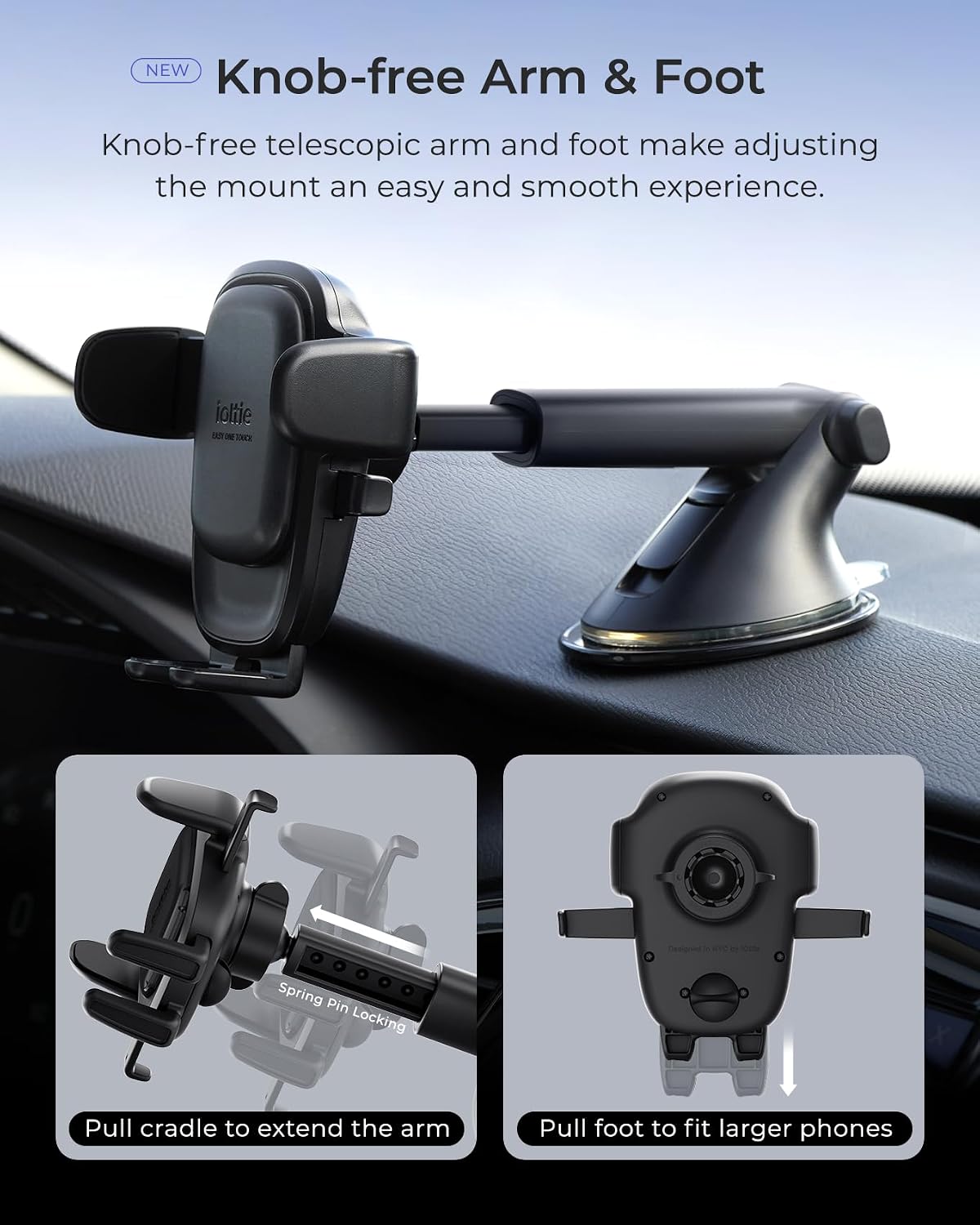 Detalle de iOttie Easy One Touch Advanced Universal Car Mount