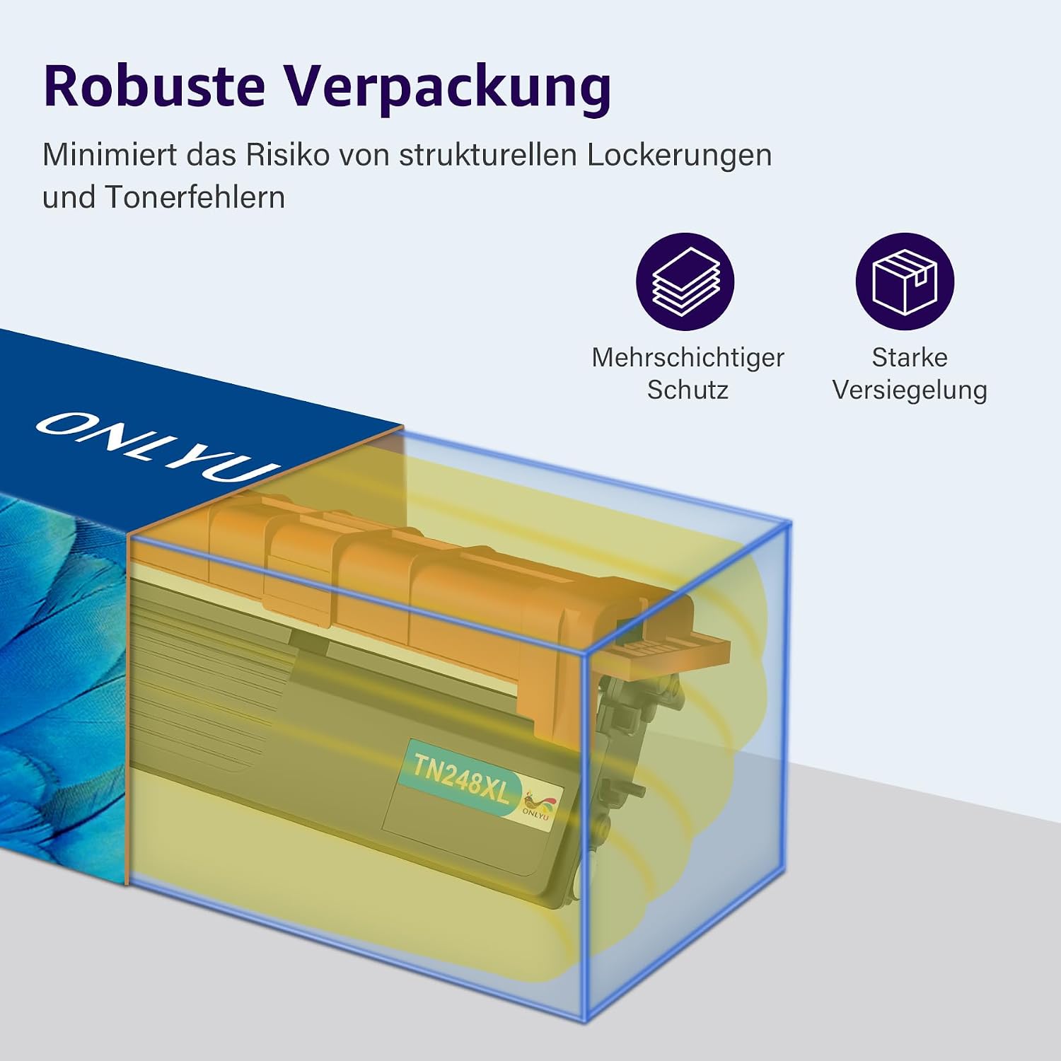 Detalle de ONLYU TN248XL 4er-Pack – kompatibel mit Brother MFC/L-Serie