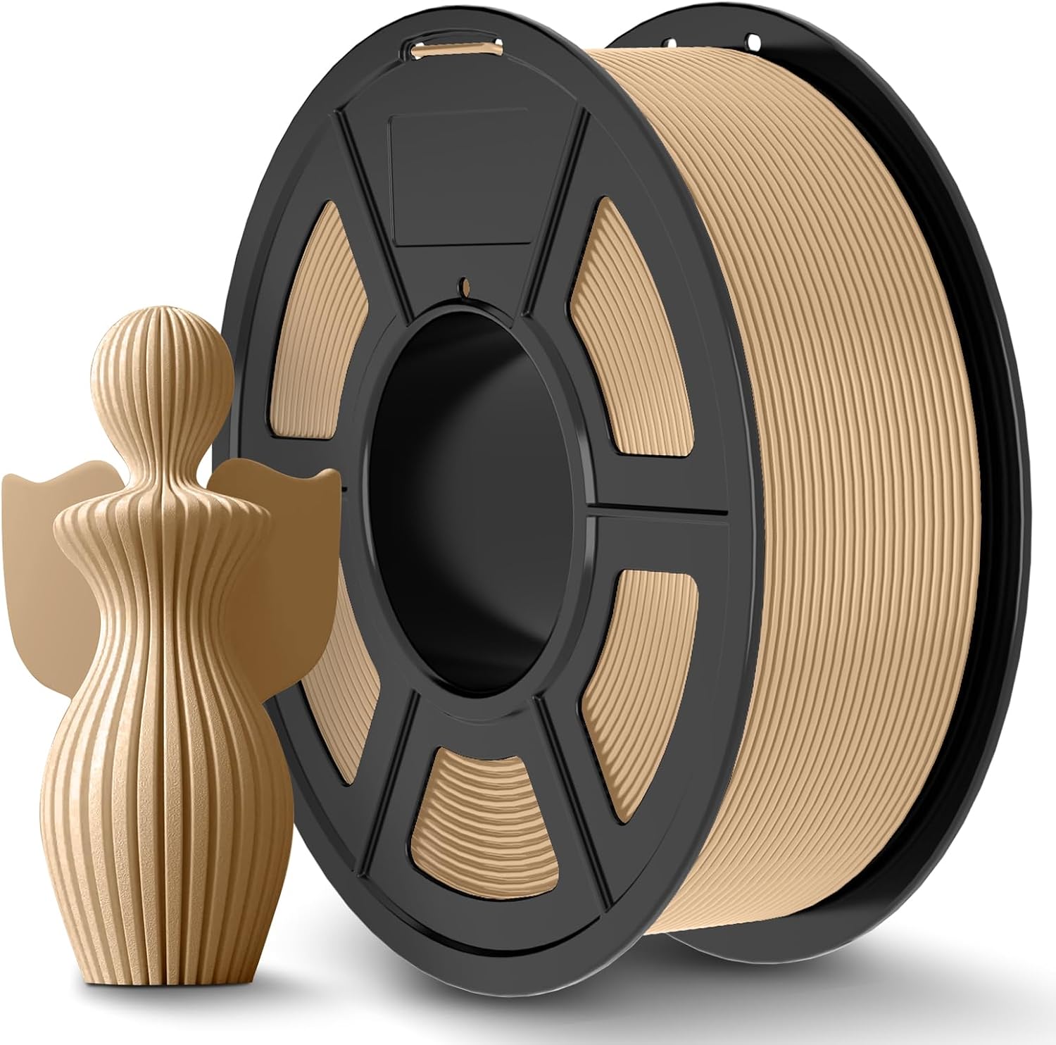 Detalle de JAYO PLA+ Filament 1.75mm Holzfarbe