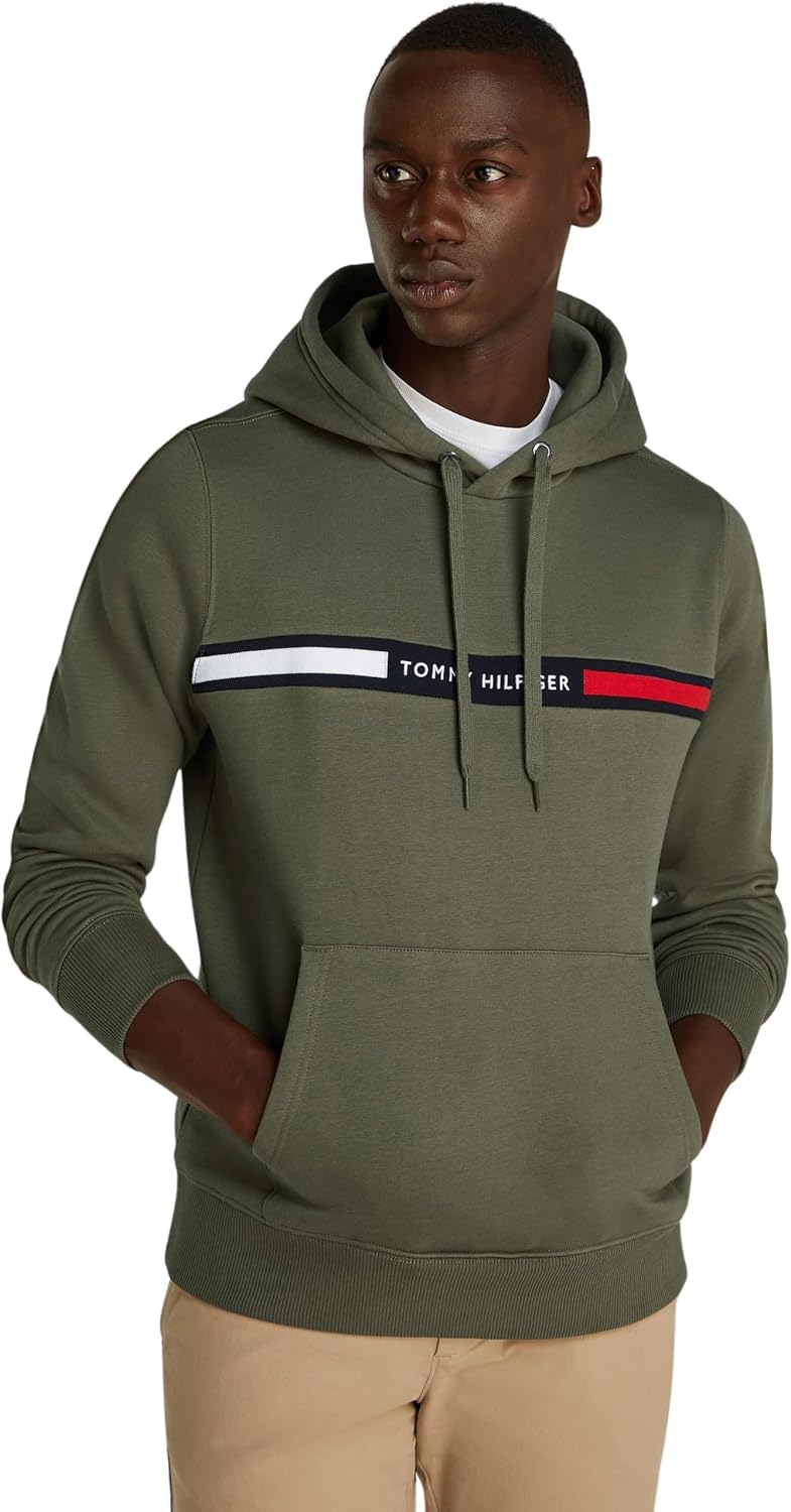 Thumbnail 6 de Tommy Hilfiger Uomo Felpa con Cappuccio Chest Insert con Marsupio