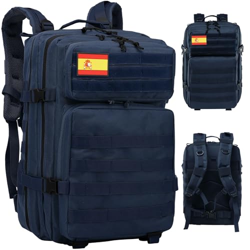 Detalle de Delgeo Mochila Táctica 45L Militar: gran capacidad, MOLLE y diseño impermeable para outdoor