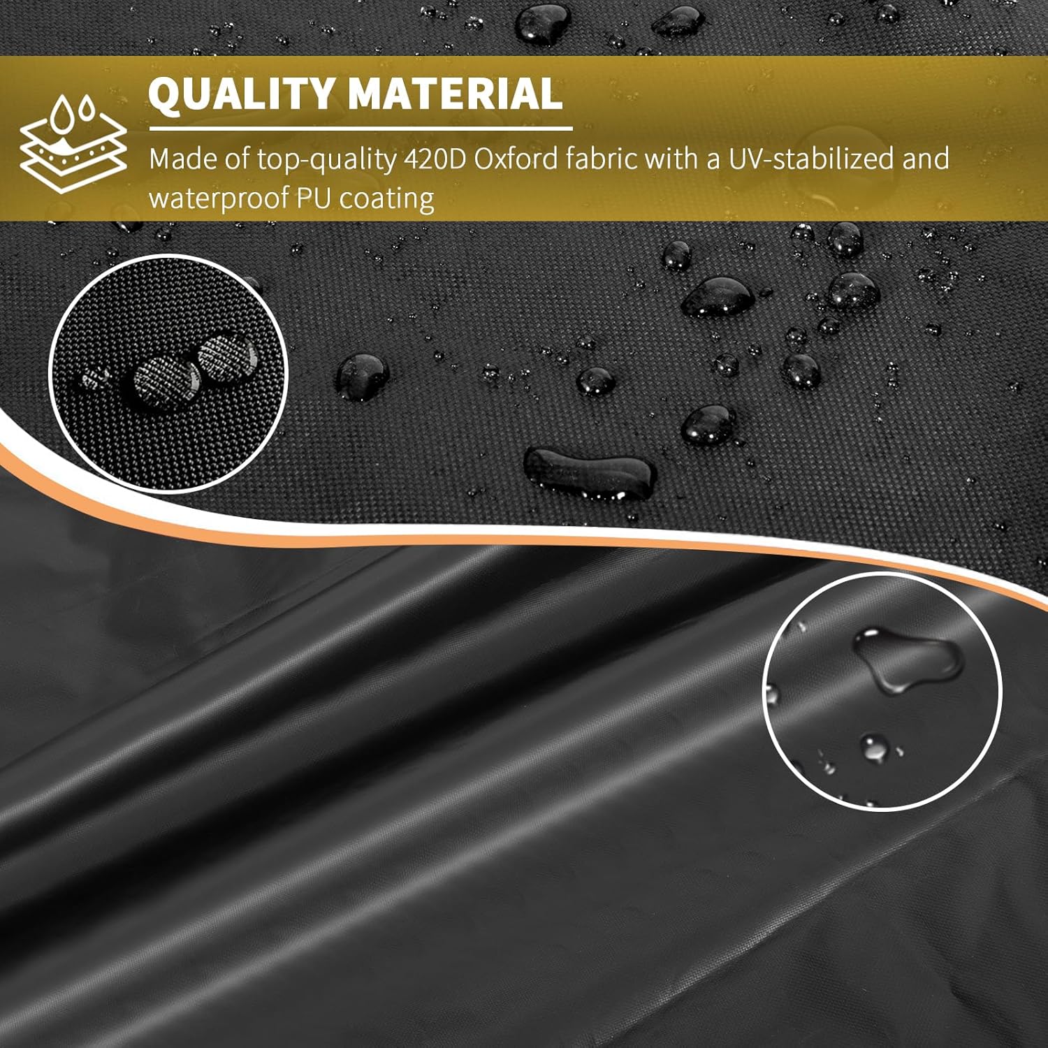 Thumbnail 2 de BEEWAY BBQ Cover 145cm x 61cm x 122cm