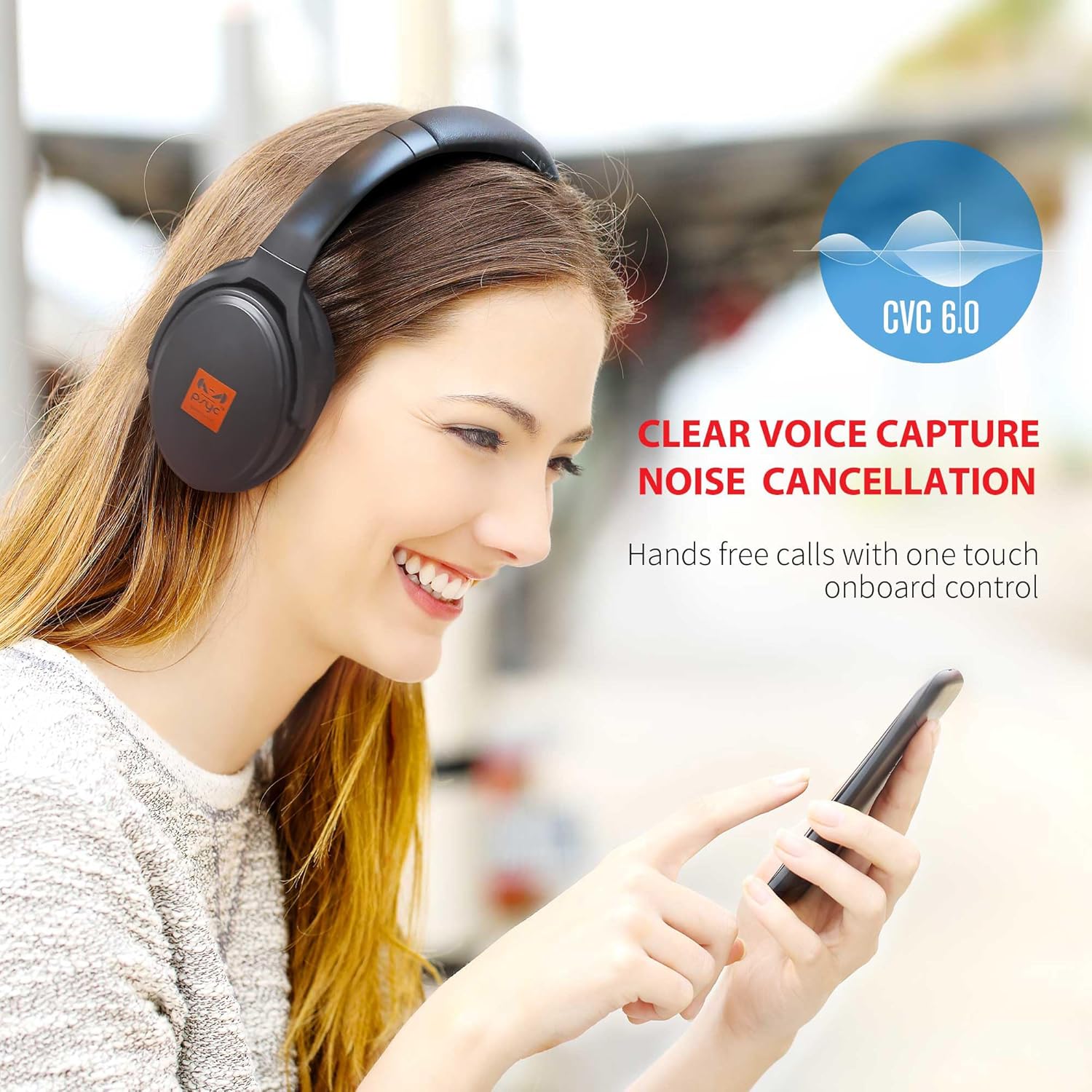 Detalle 2 de SUMVISION Wave RX Wireless Headphones 70hrs