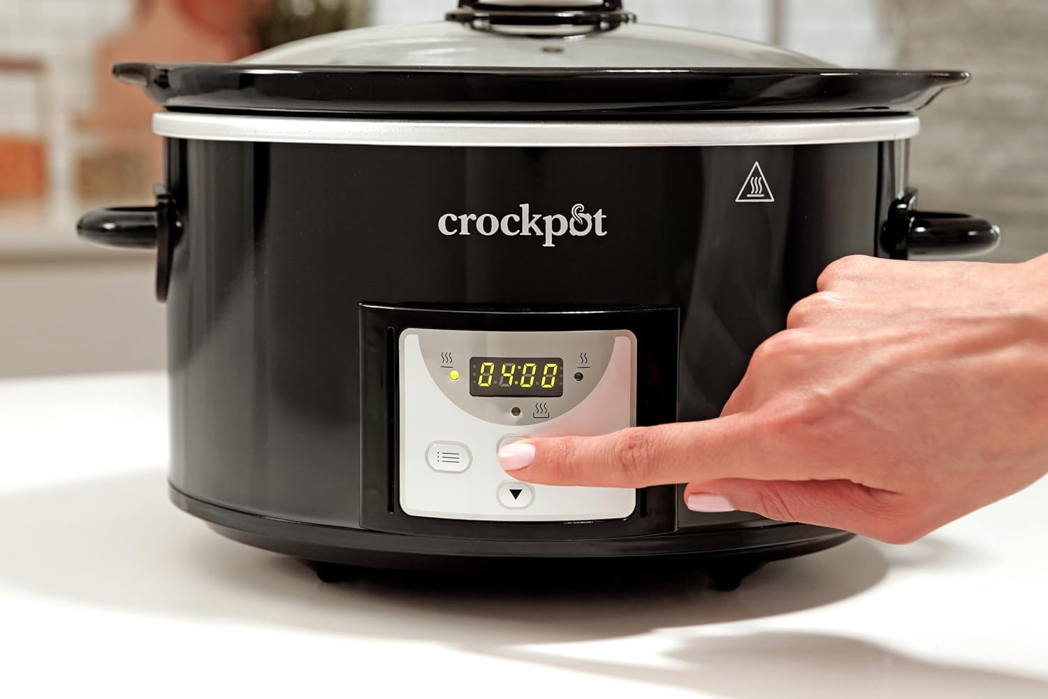 Detalle de Crock-Pot CSC113X slowcooker 3,5 liter met timer, zwart