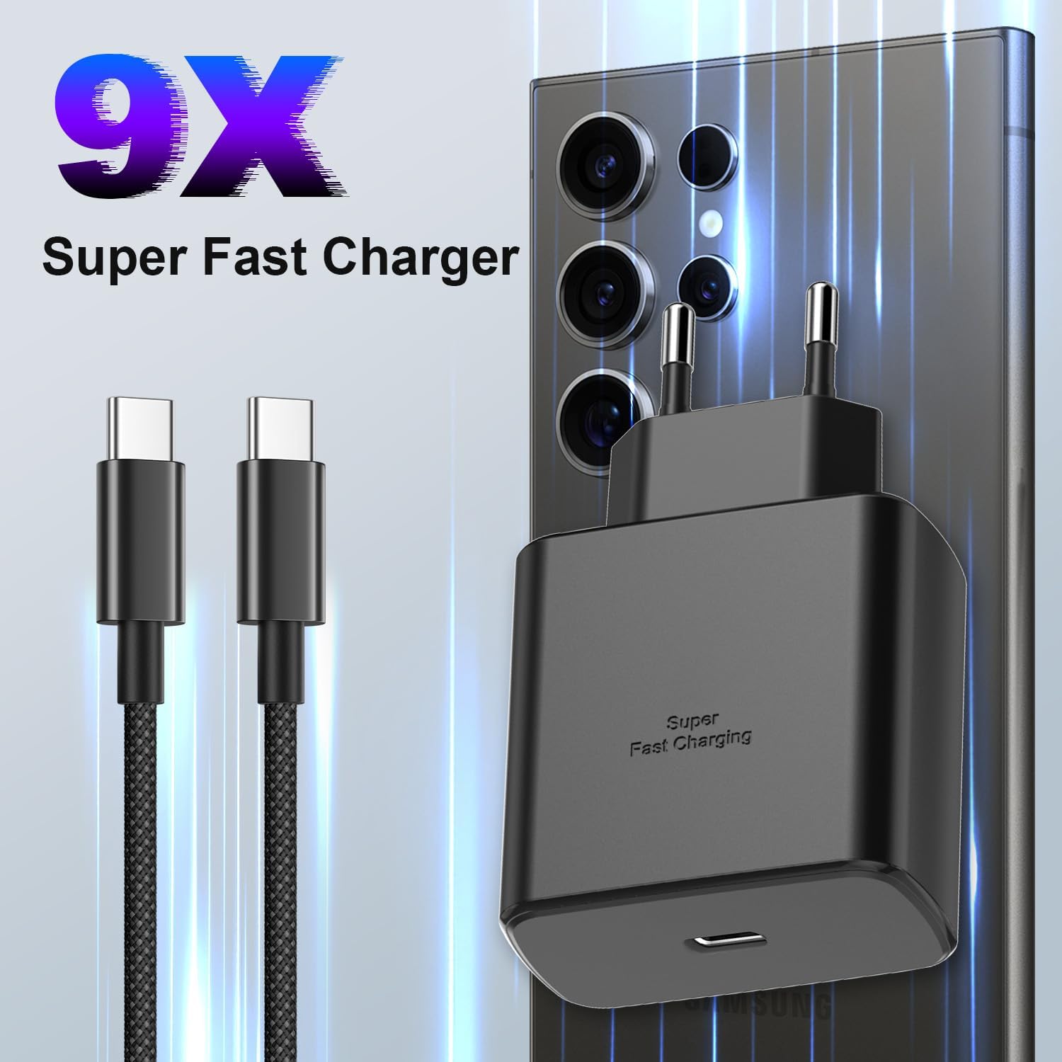 Detalle 2 de 45W USB C Caricatore 2M