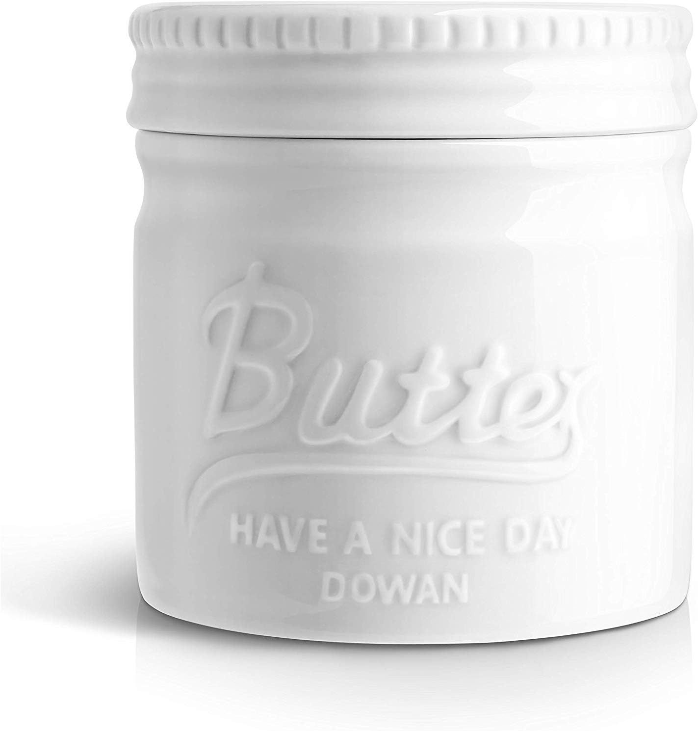 Detalle de DOWAN Porzellan Butter Keeper Crock 1 Stück