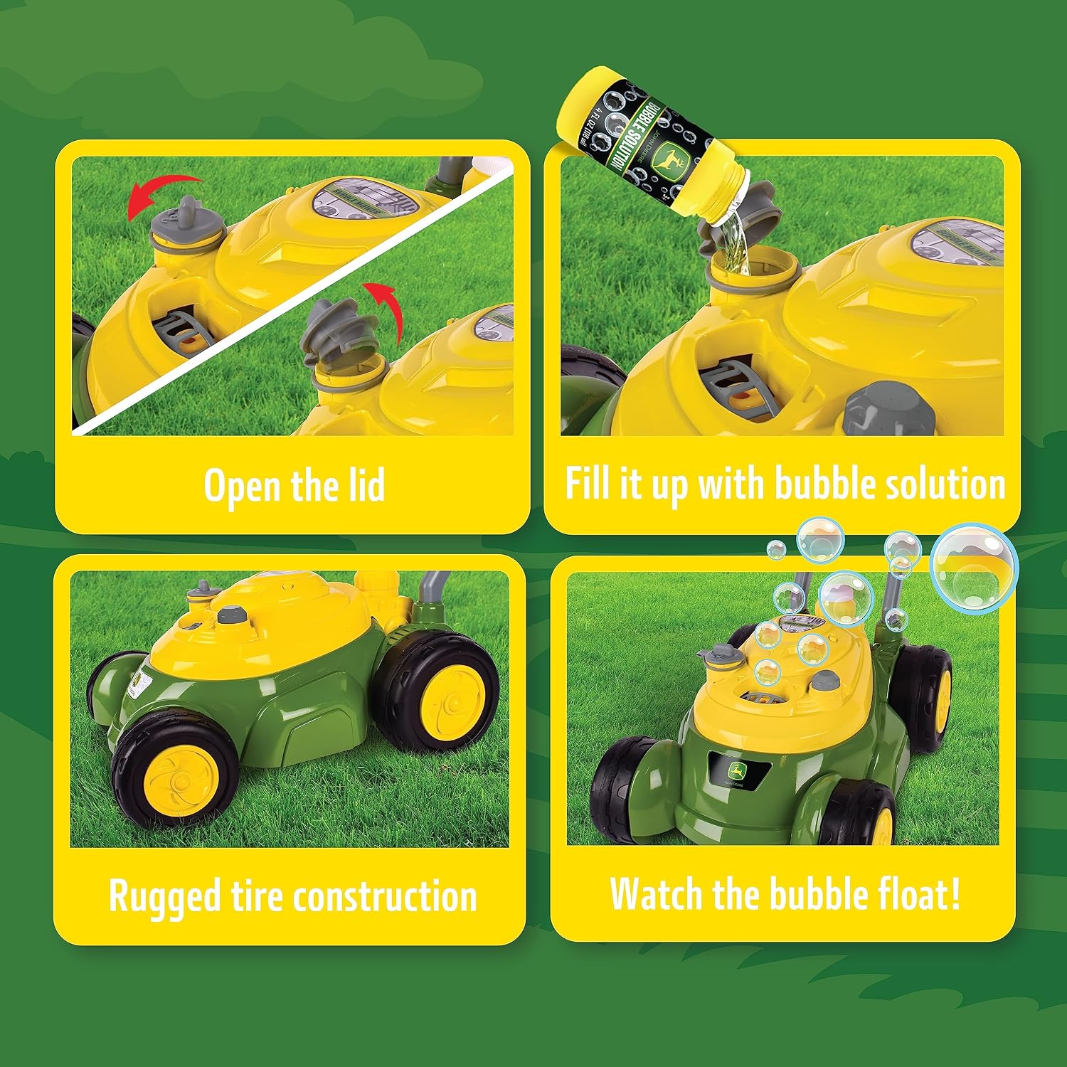 Thumbnail 4 de John Deere Bubble Lawn Mower 2+ 🎈
