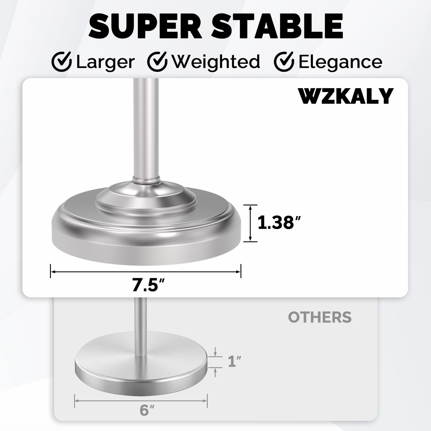 Thumbnail 4 de WZKALY Toilet Paper Holder Stand 1-roll 🧻