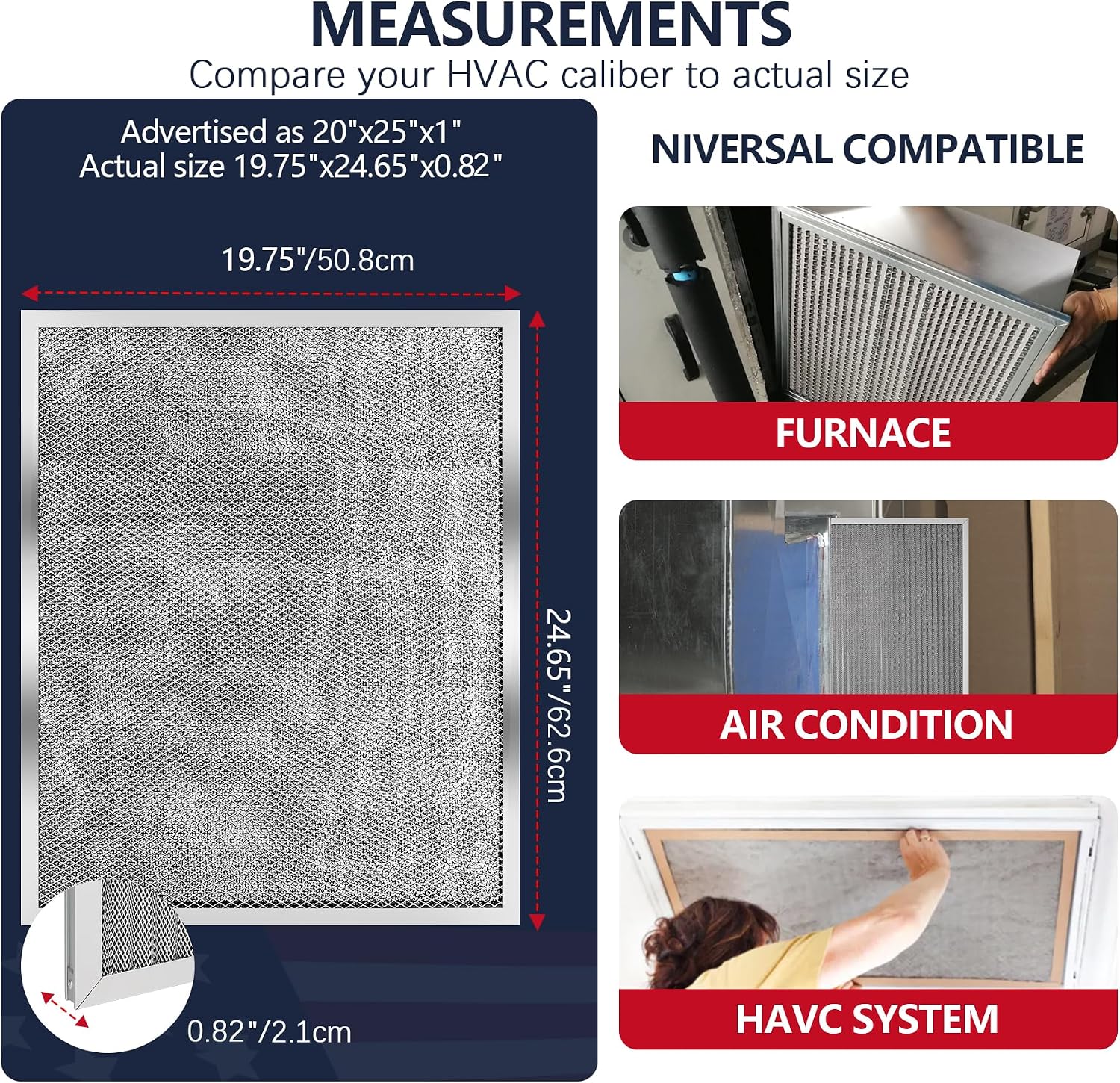 Detalle de Demiwise Reusable Air Filter MERV 8