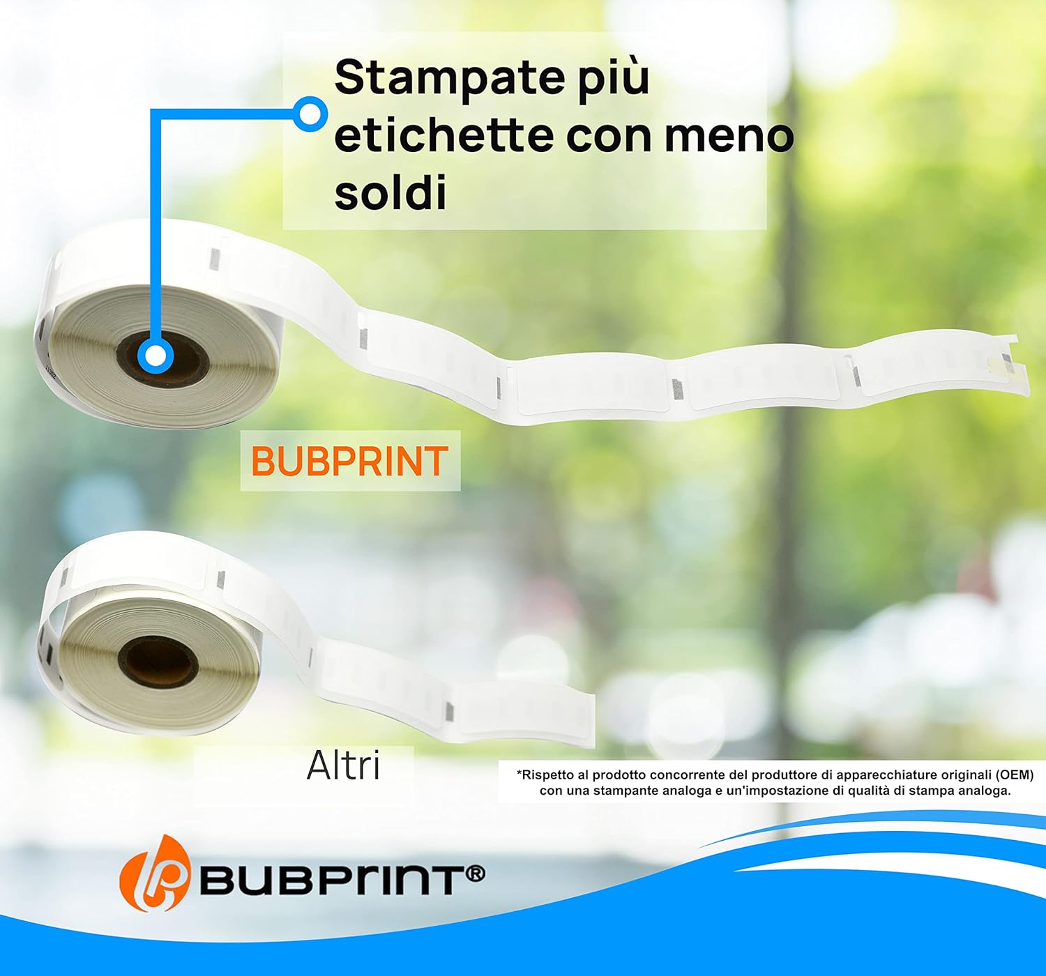 Thumbnail 4 de Bubprint 3 Etichette compatibile per Brother DK-11208 DK 11208 – P-Touch