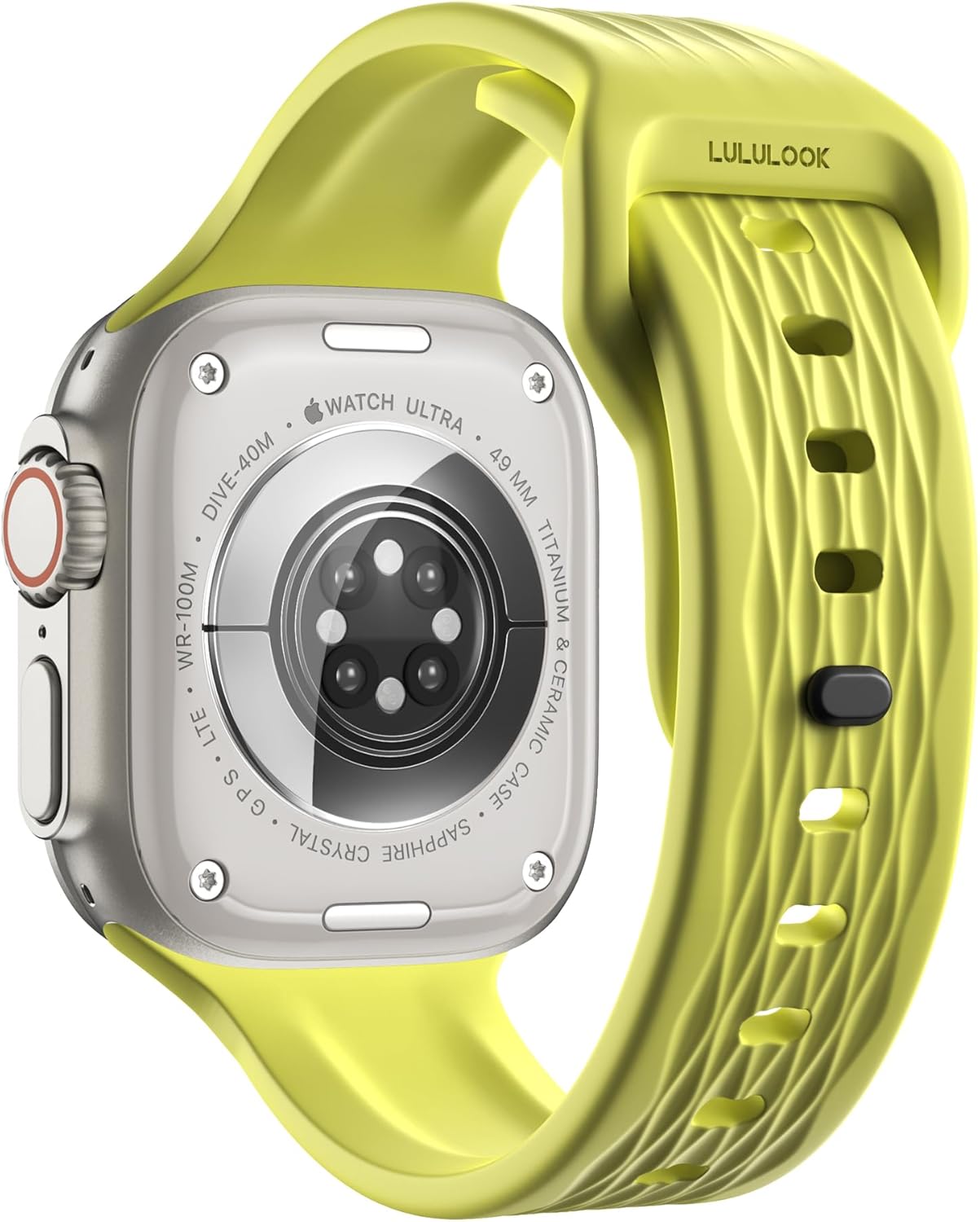 Thumbnail 1 de LULULOOK Sport Strap FKM for Apple Watch (49/46/45/44/42mm) breathable fluoroelastomer band