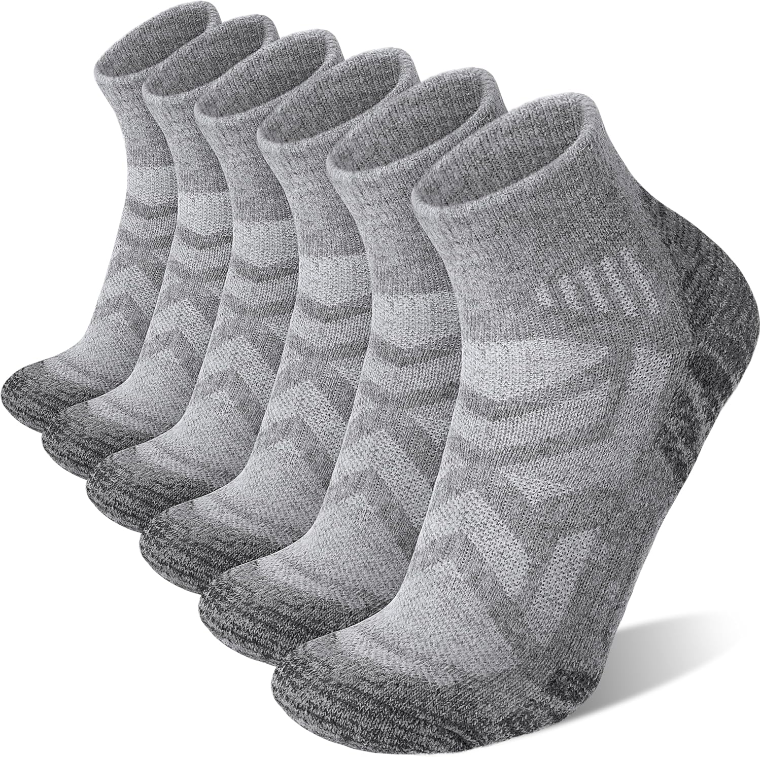 Thumbnail 6 de ANTSANG Merino Wool Hiking Socks, 6 Pairs